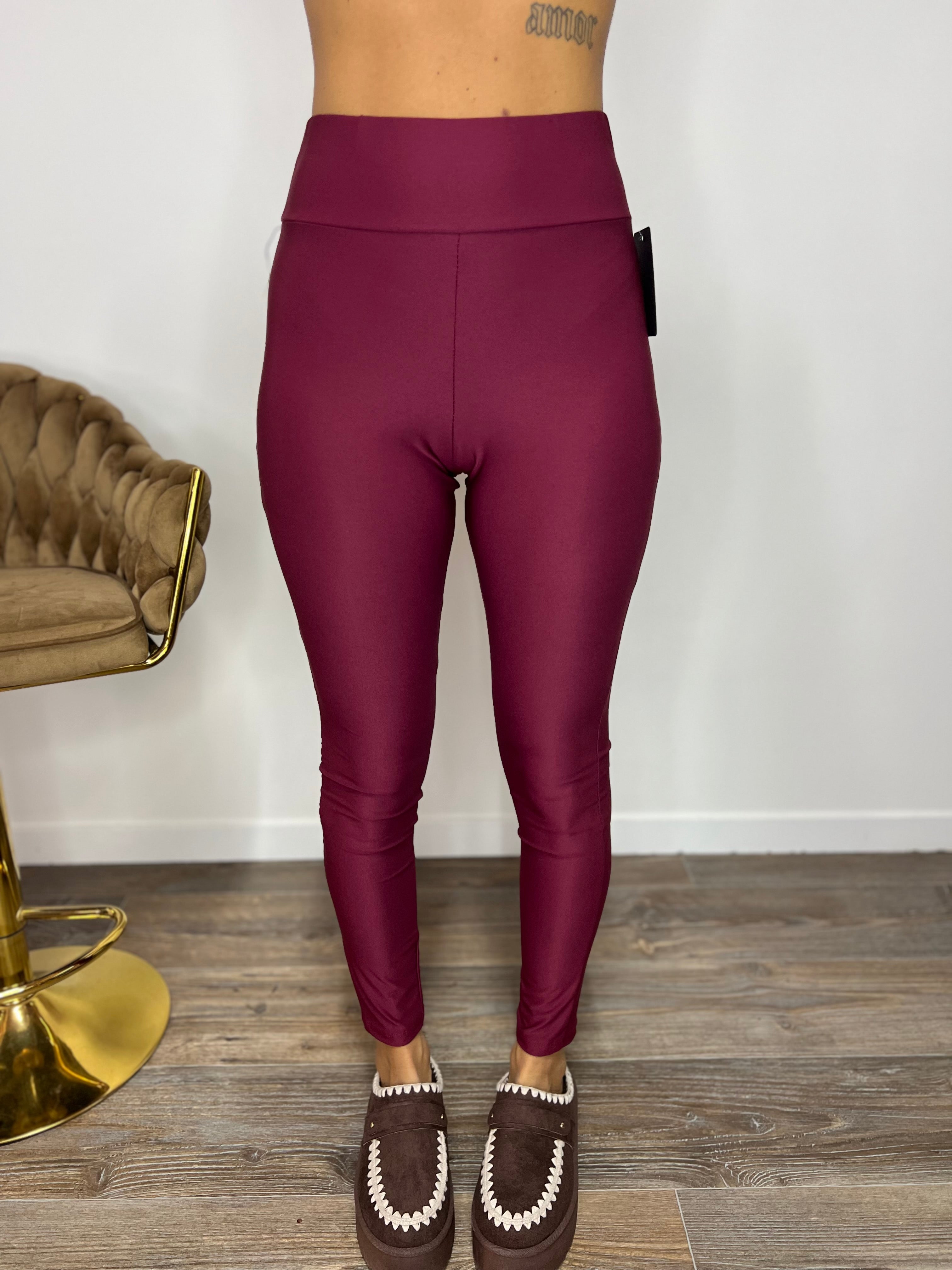 Leggins Bordeaux