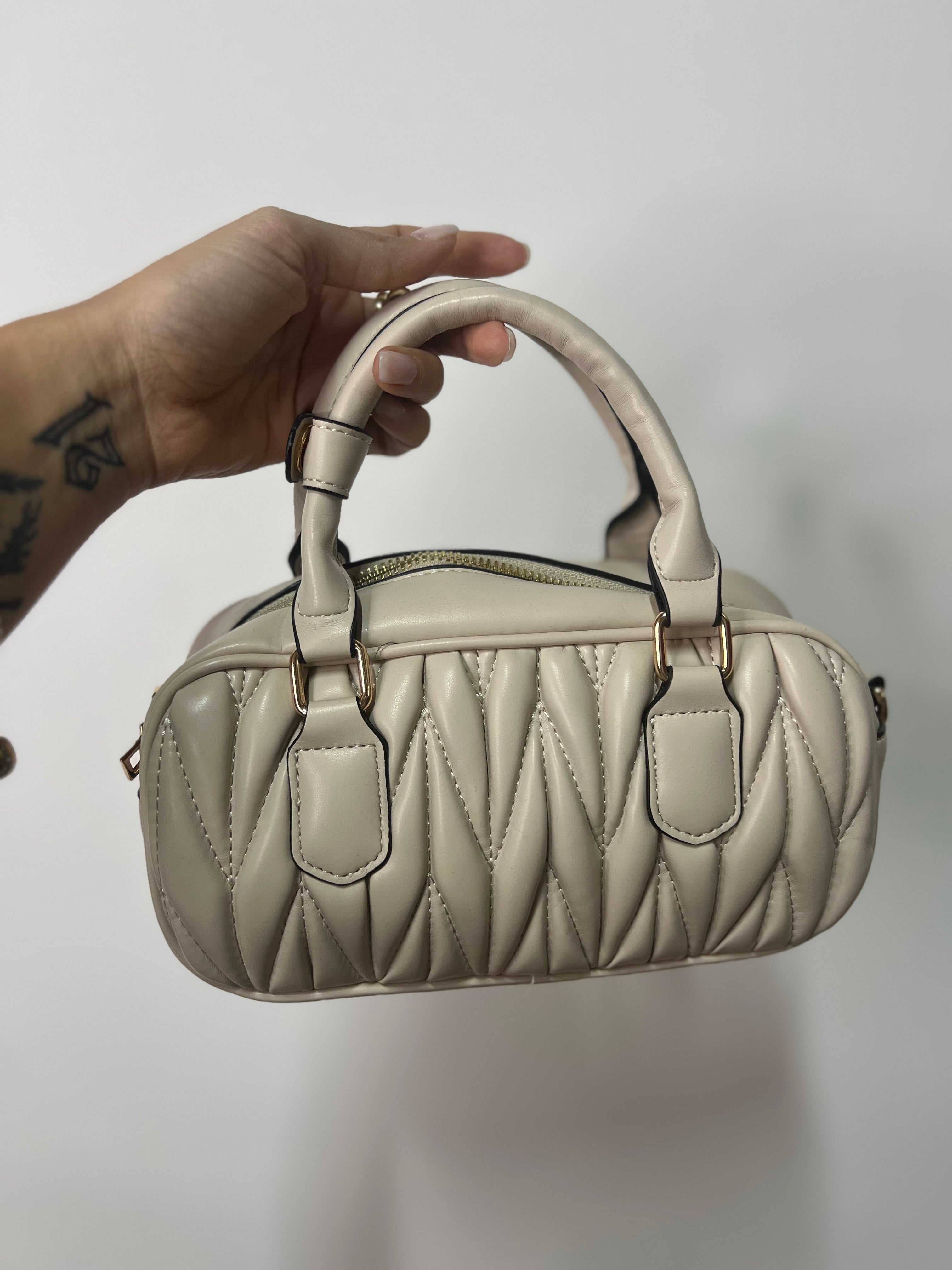 Borsa Miùi Miù Crema