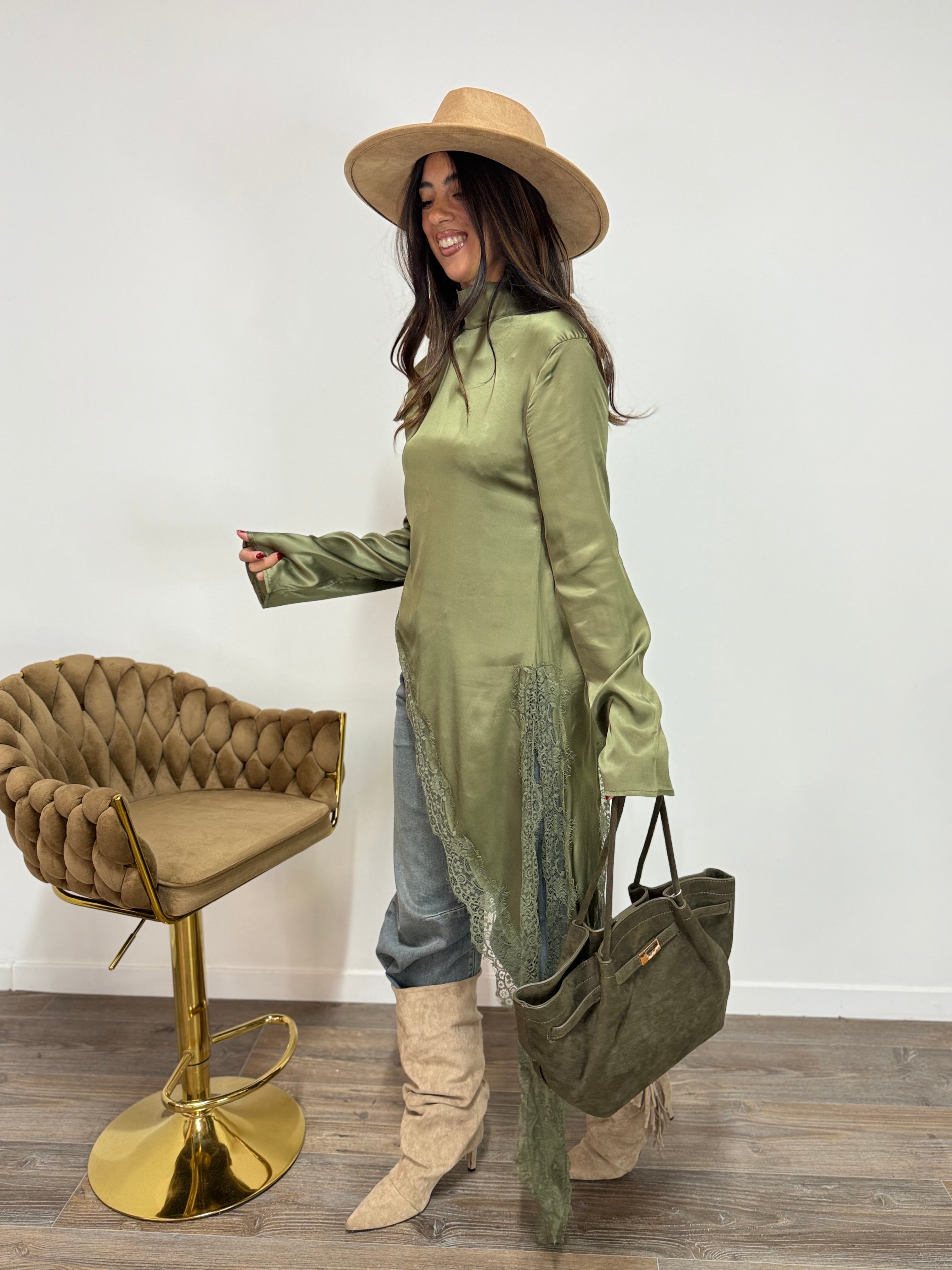 Blusa Raso&Lingerie LUMINA Verde