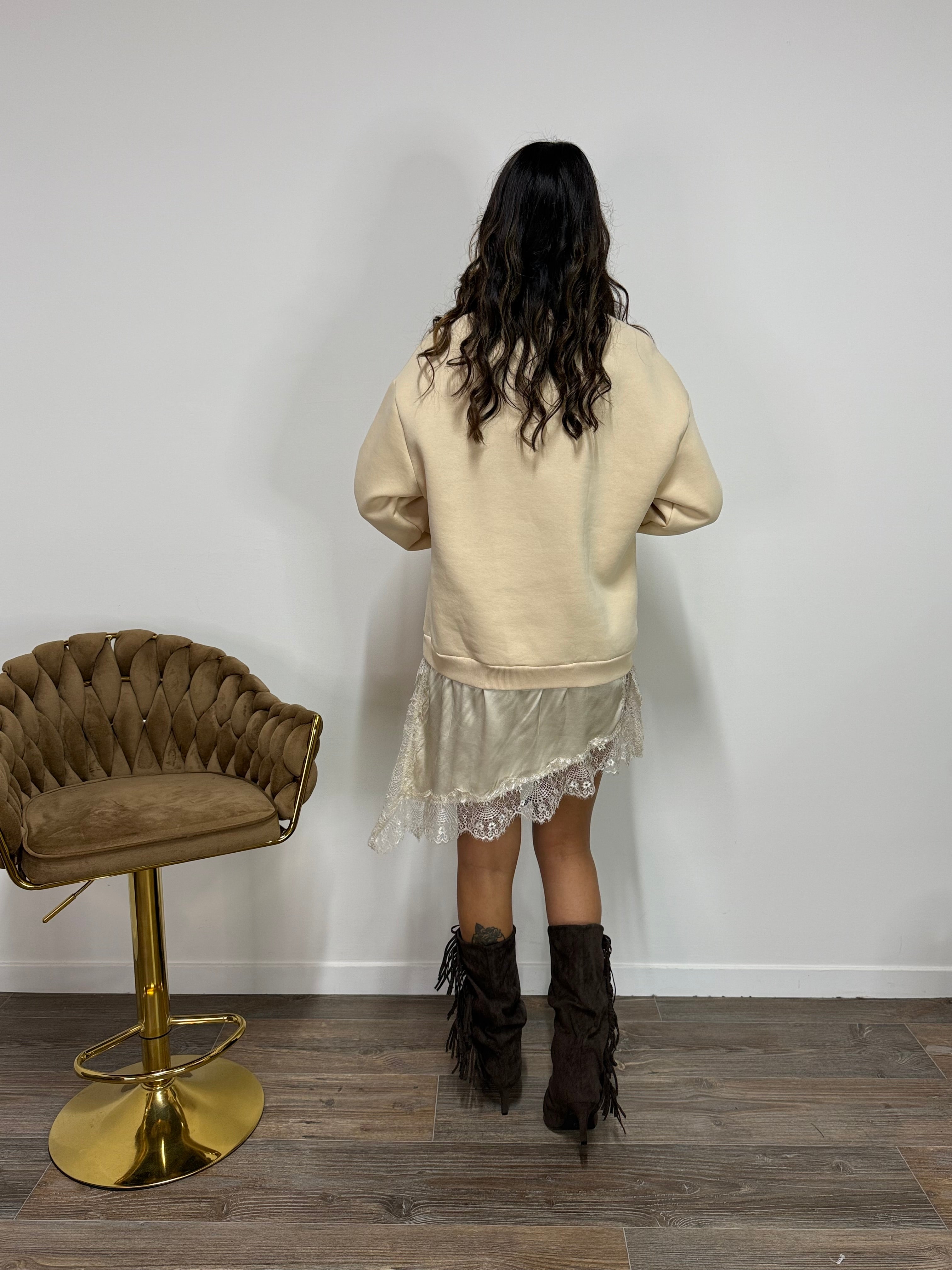 Abito/Felpa Lingerie LUMINA Panna