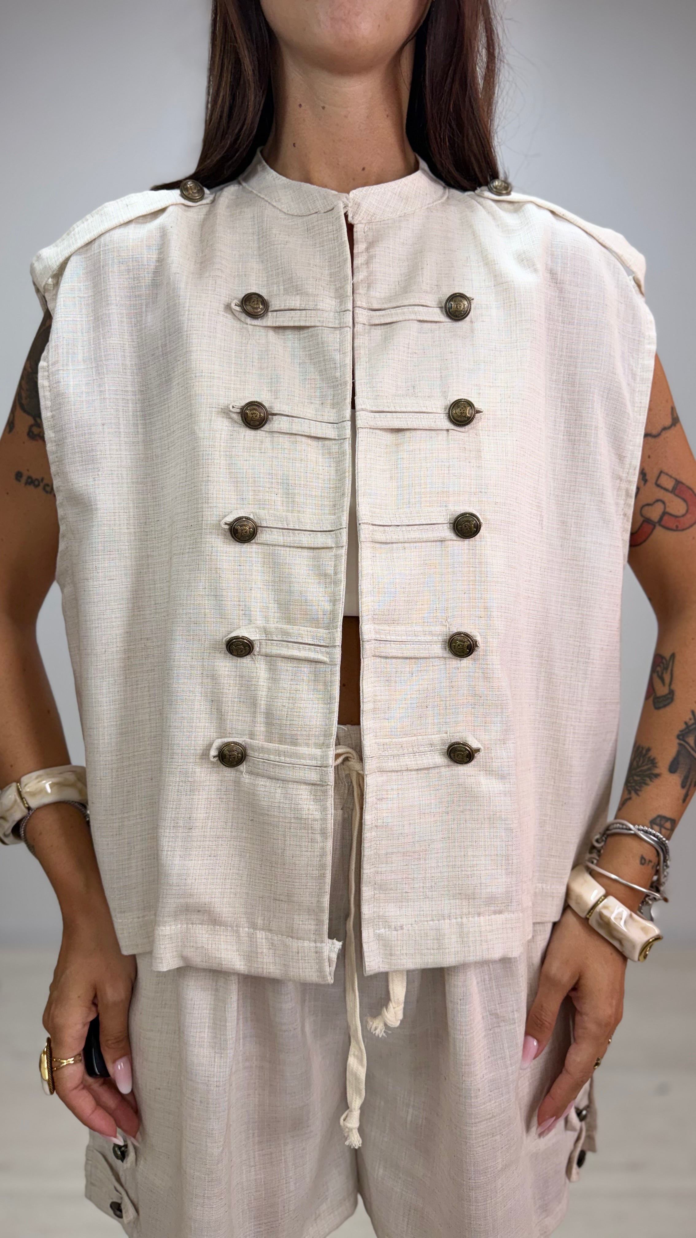 Gilet Royal Beige
