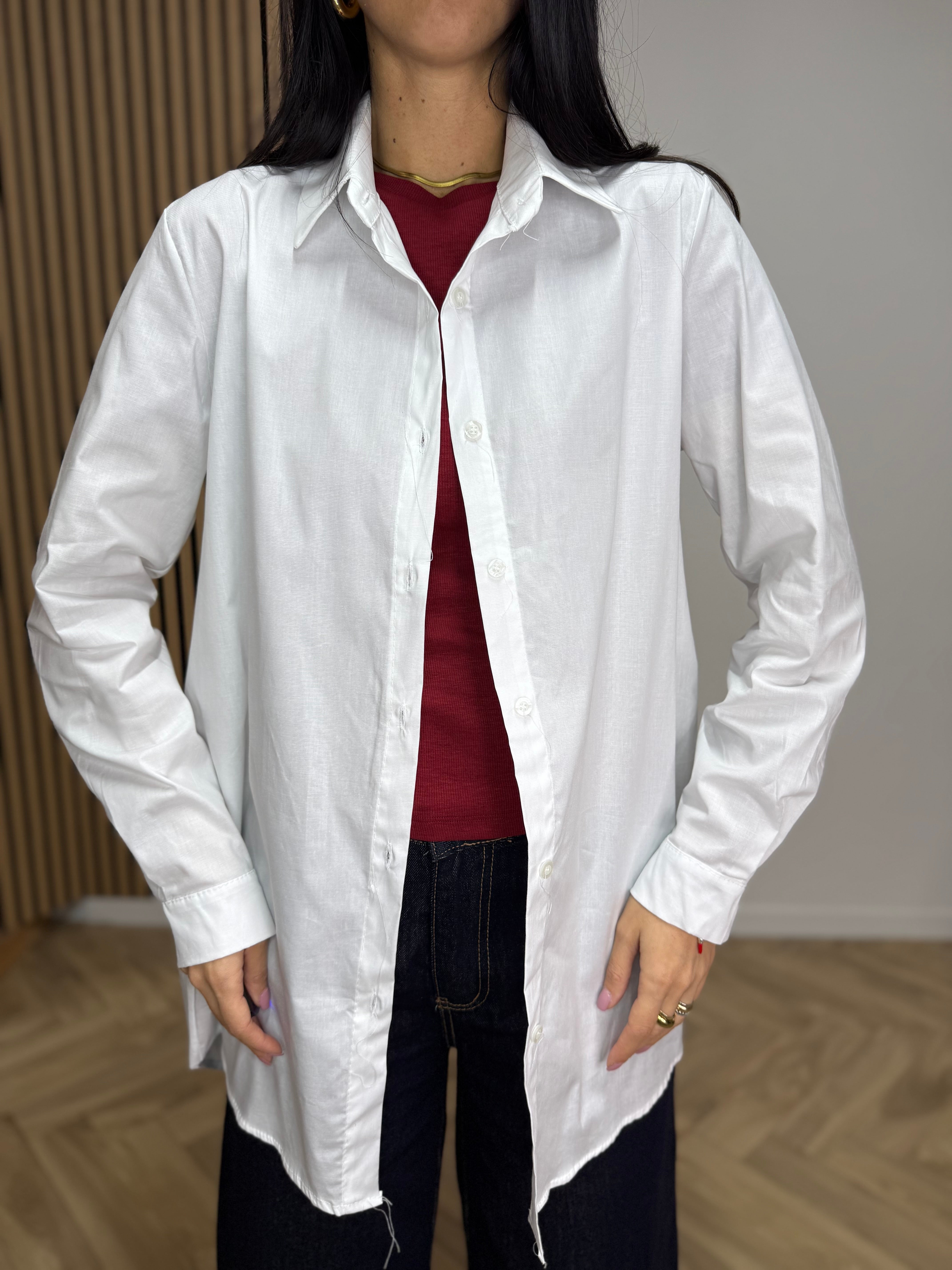 Maxi Camicia Classic Bianca