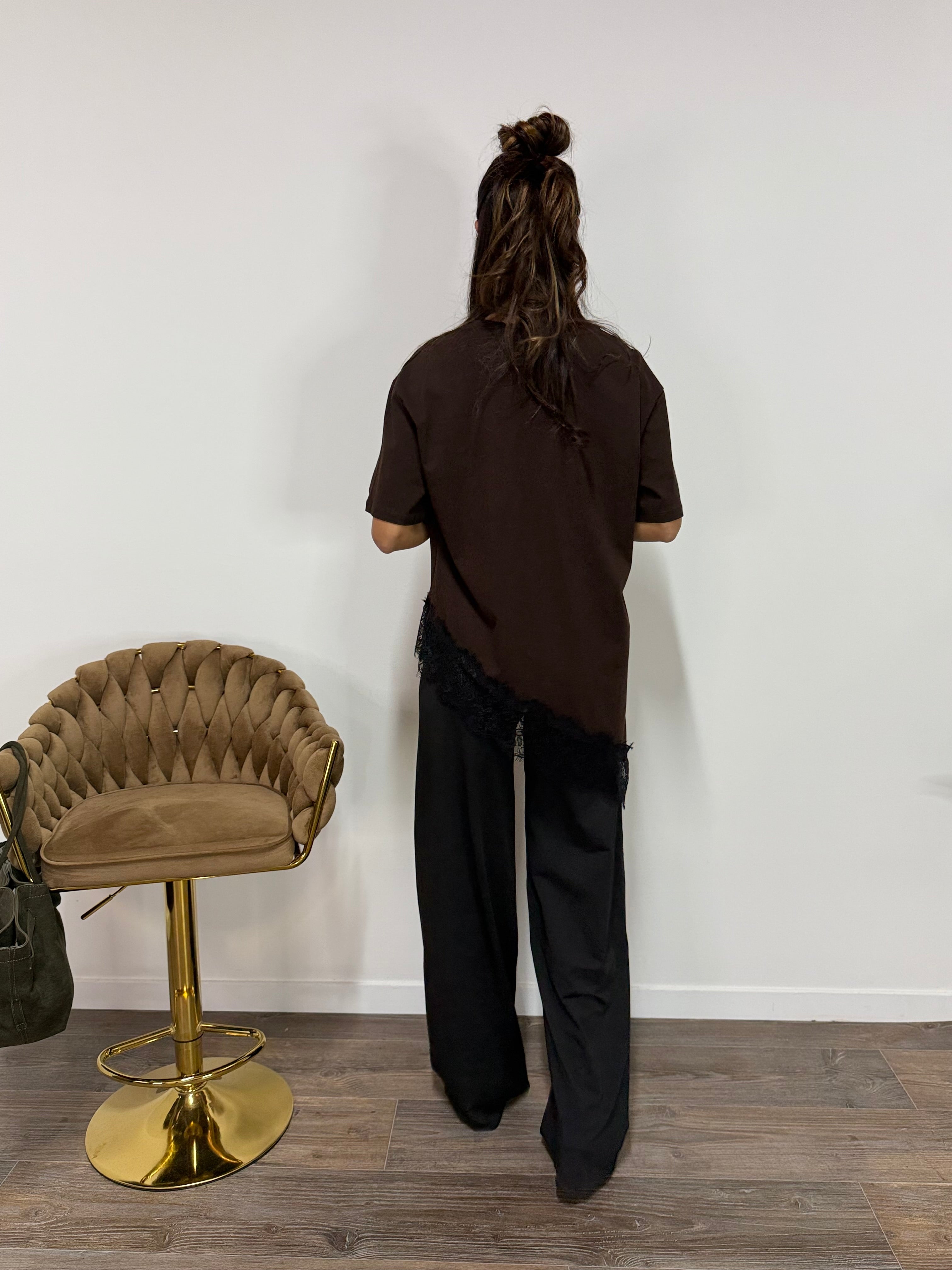 T-Shirt Lingerie LUMINA Marrone