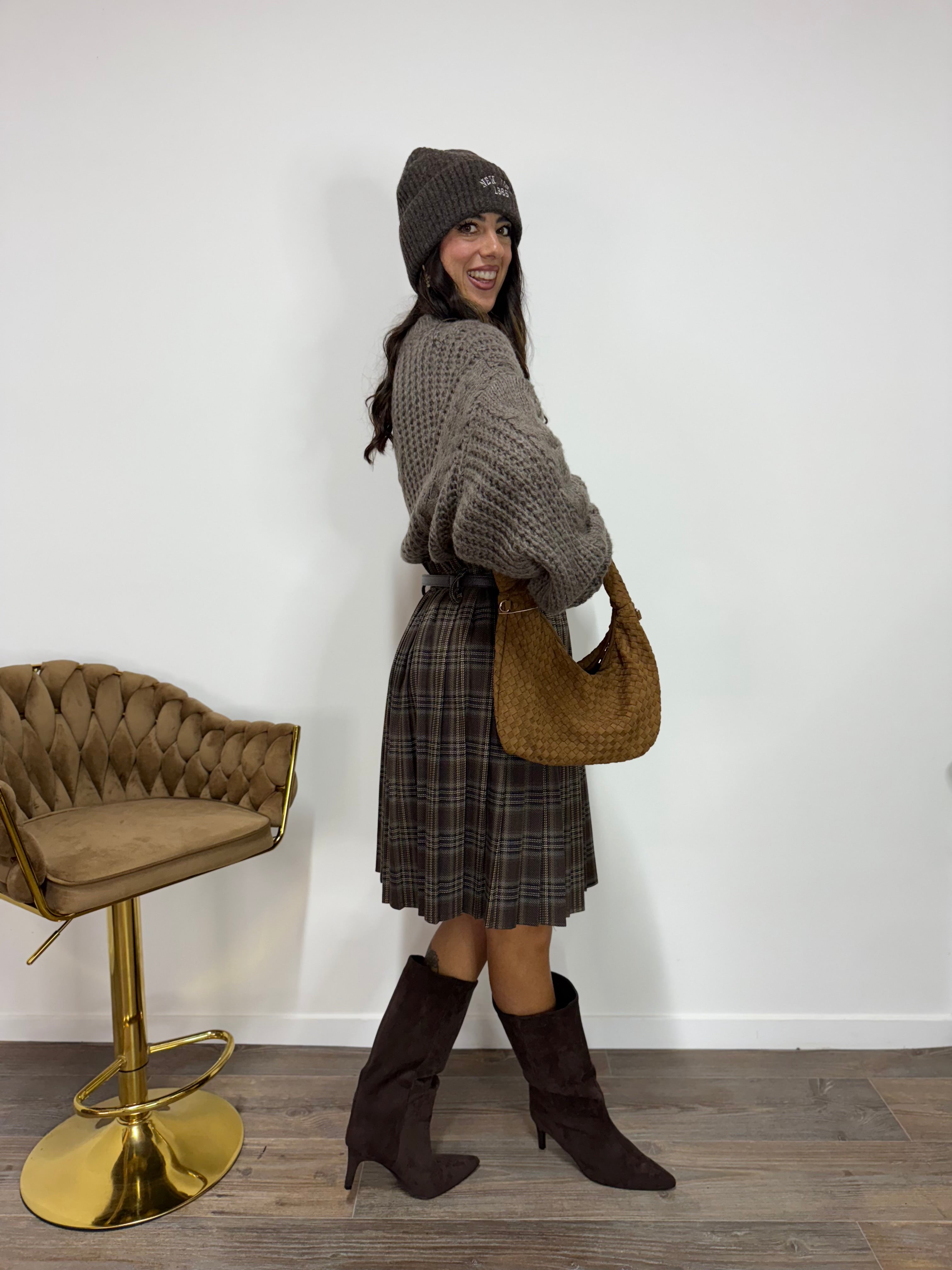 Gonna Plissè Edimburgo