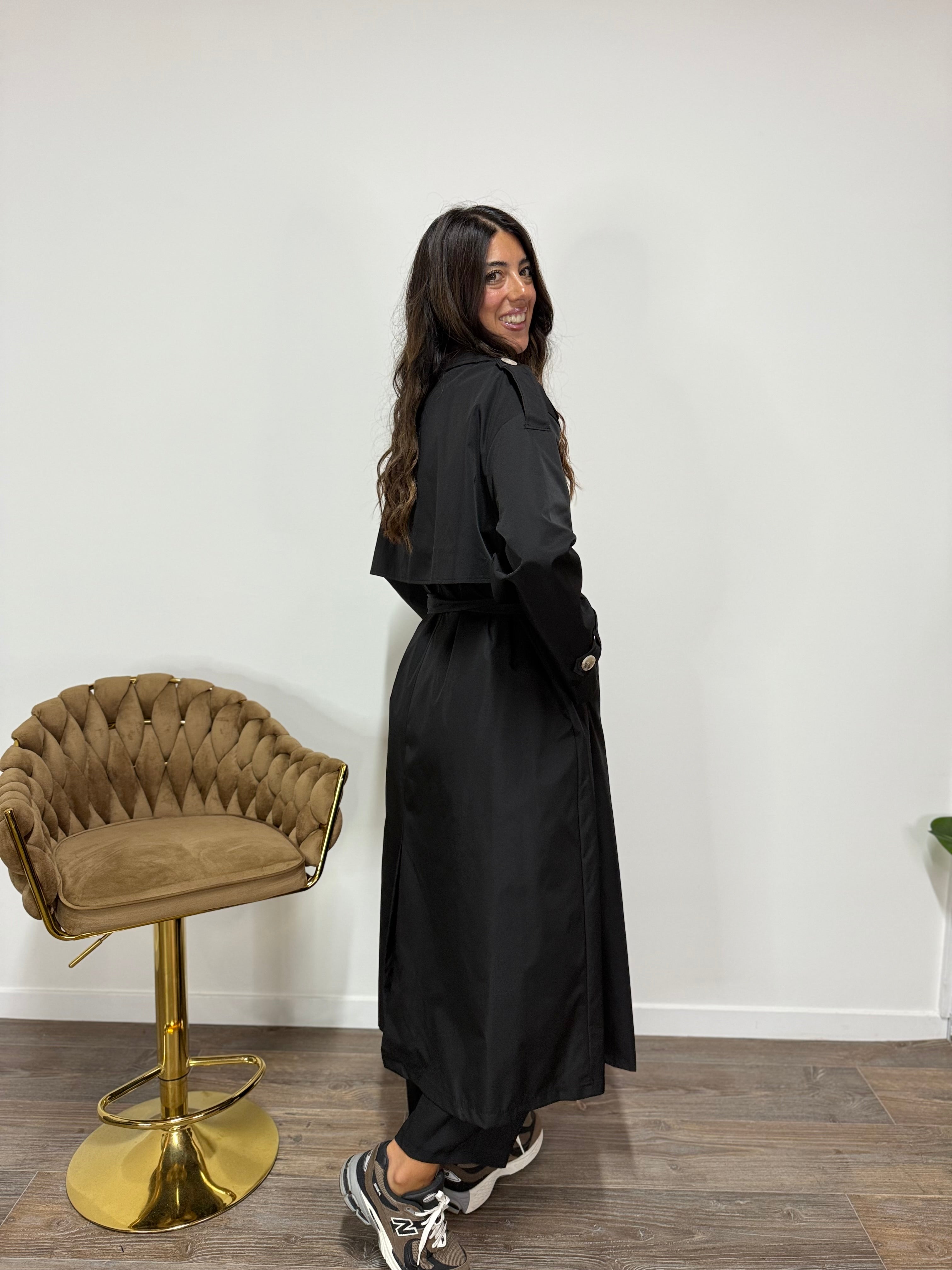Trench Lauren Nero