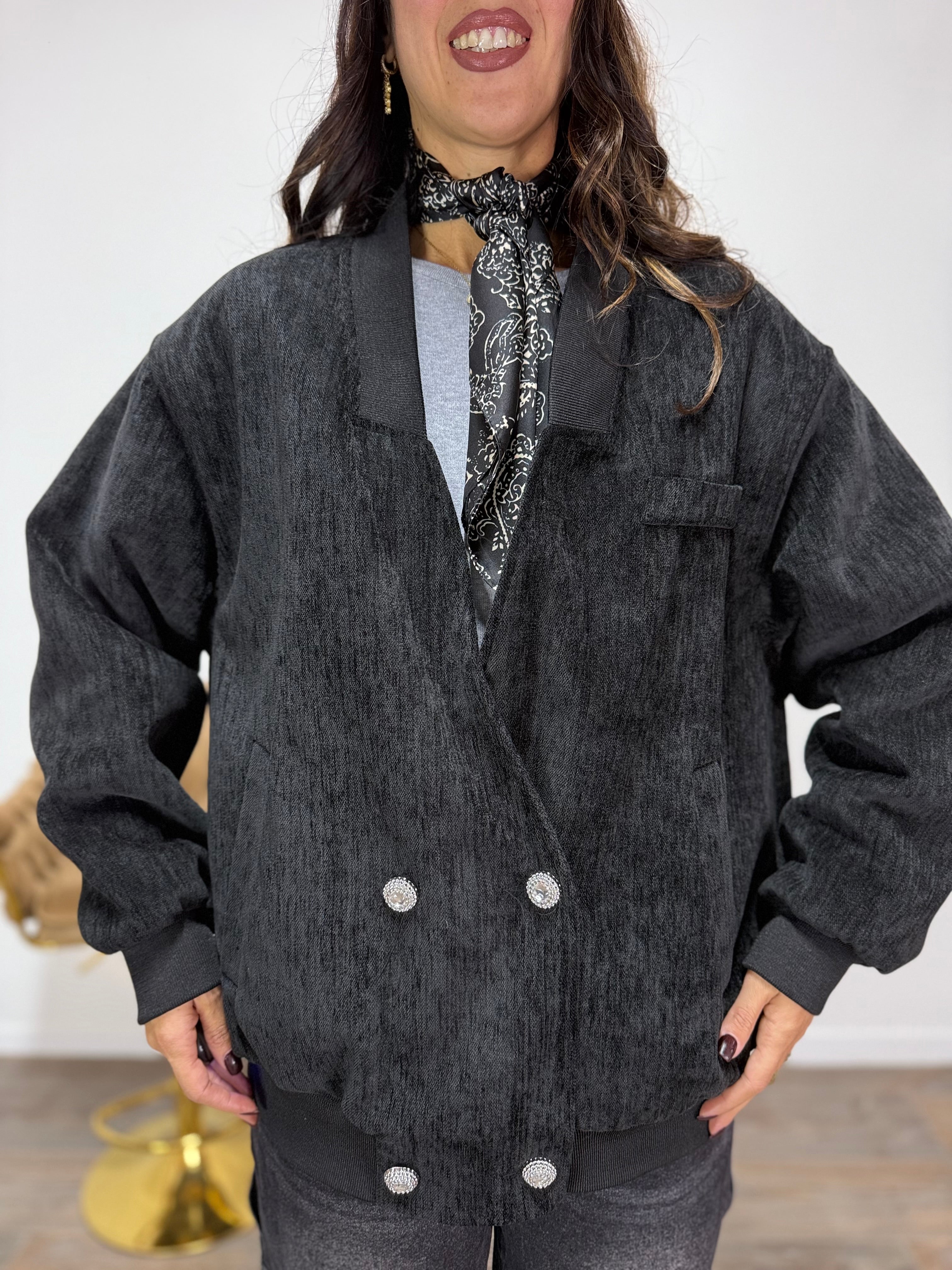 Giacca Ice Black LUMINA