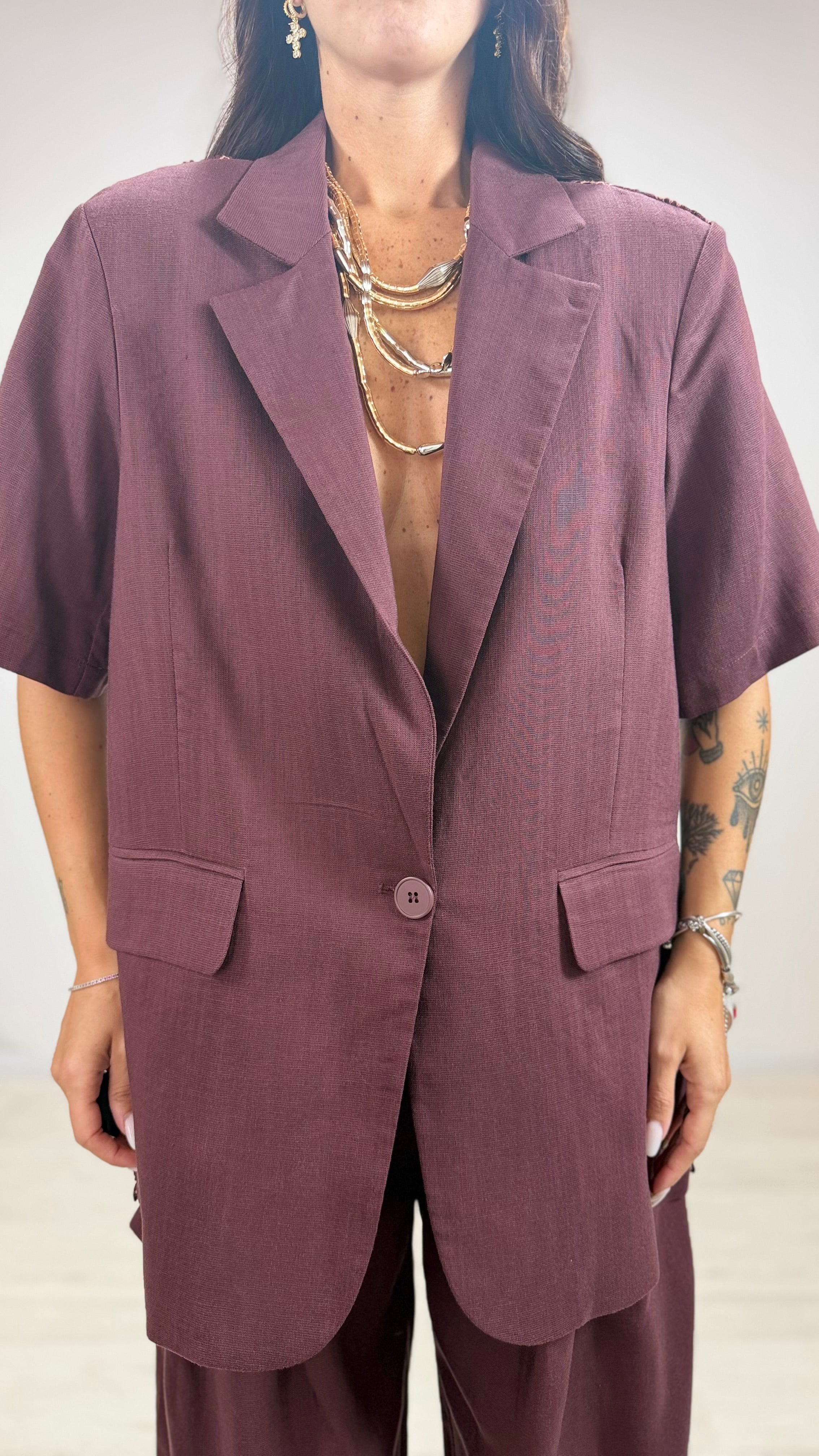 Blazer Aisha LUMINA Bordeaux