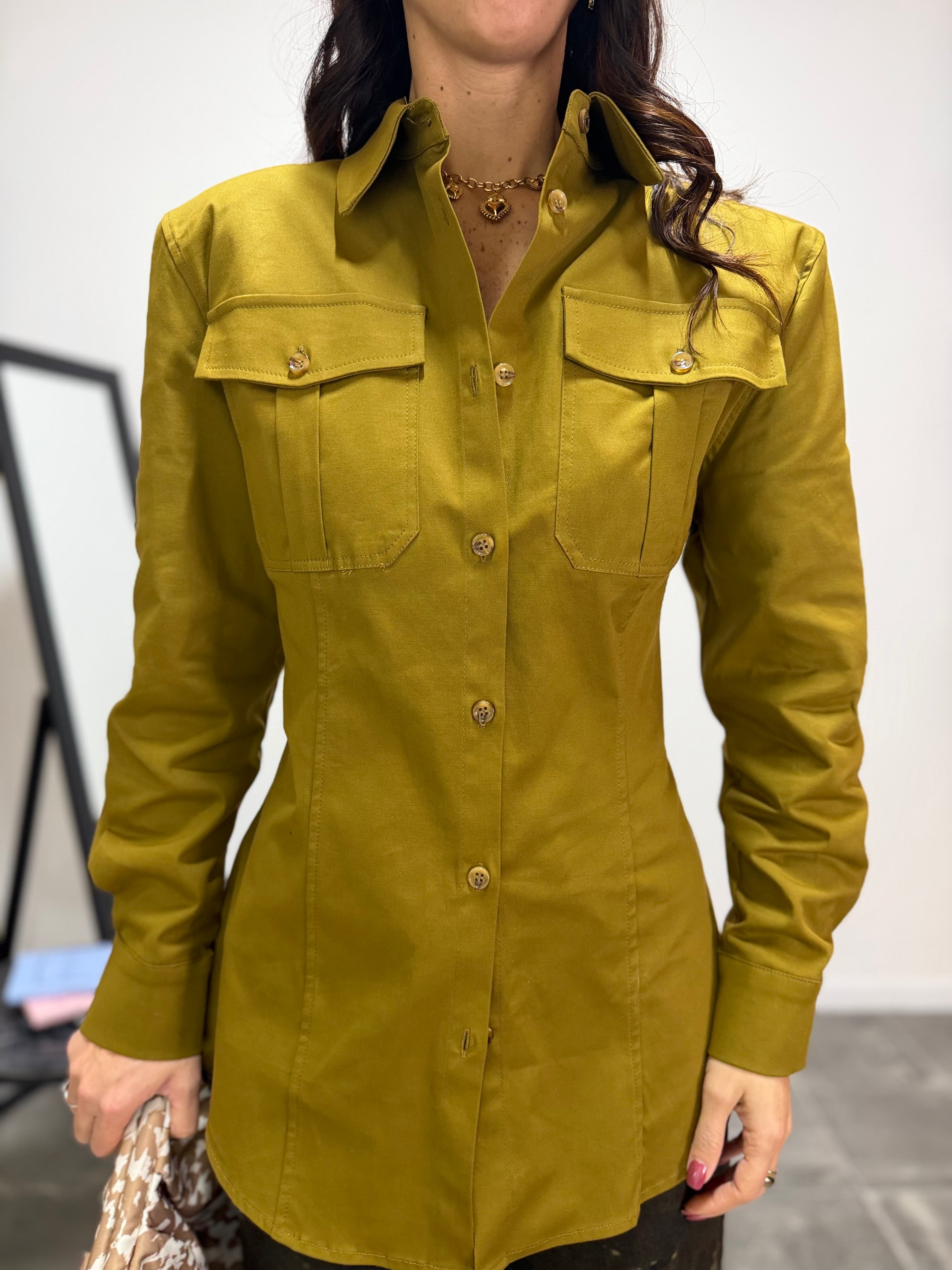 Camicia Justine LUMINA Senape