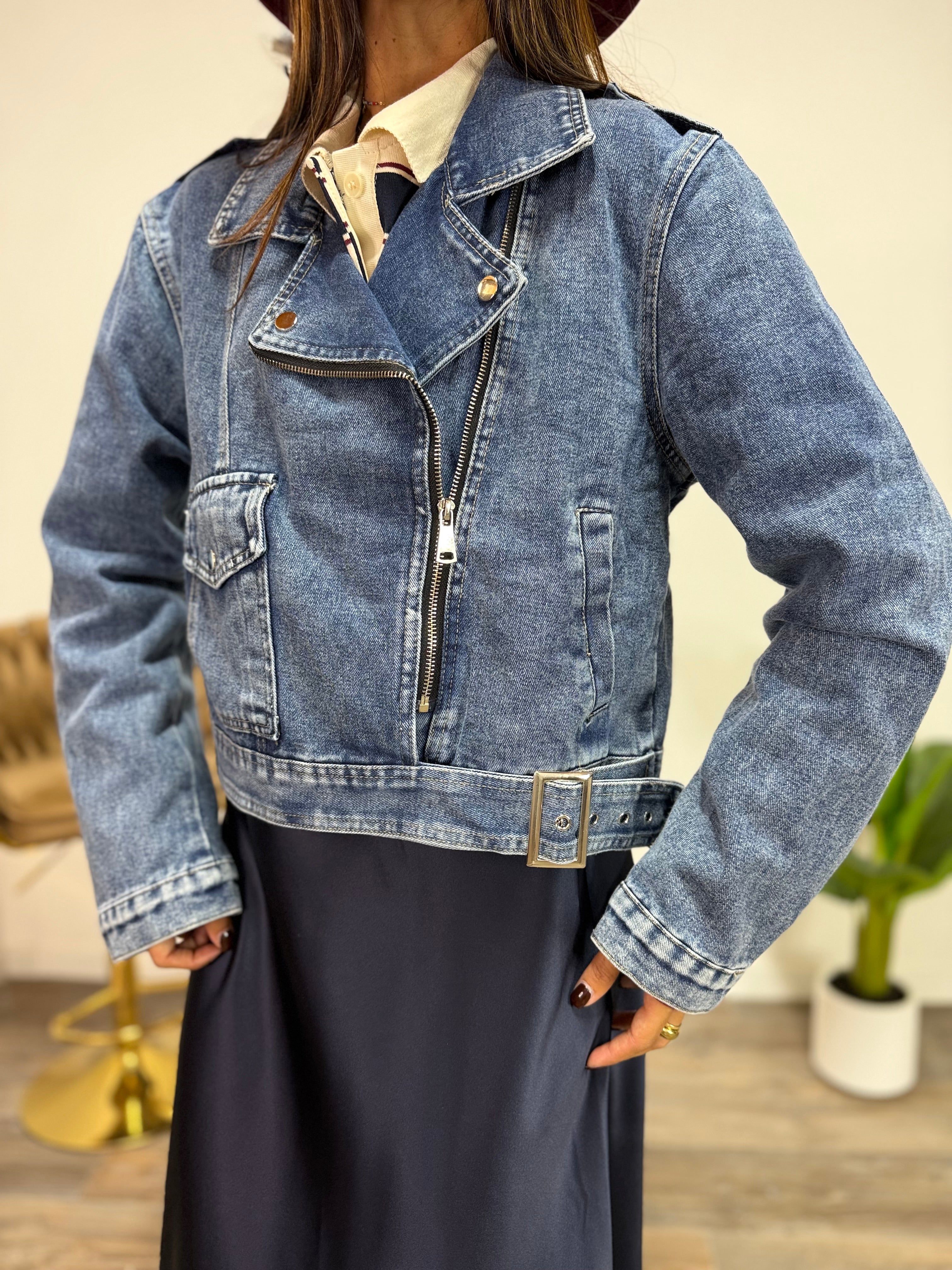 Mini Trench Dark Denim