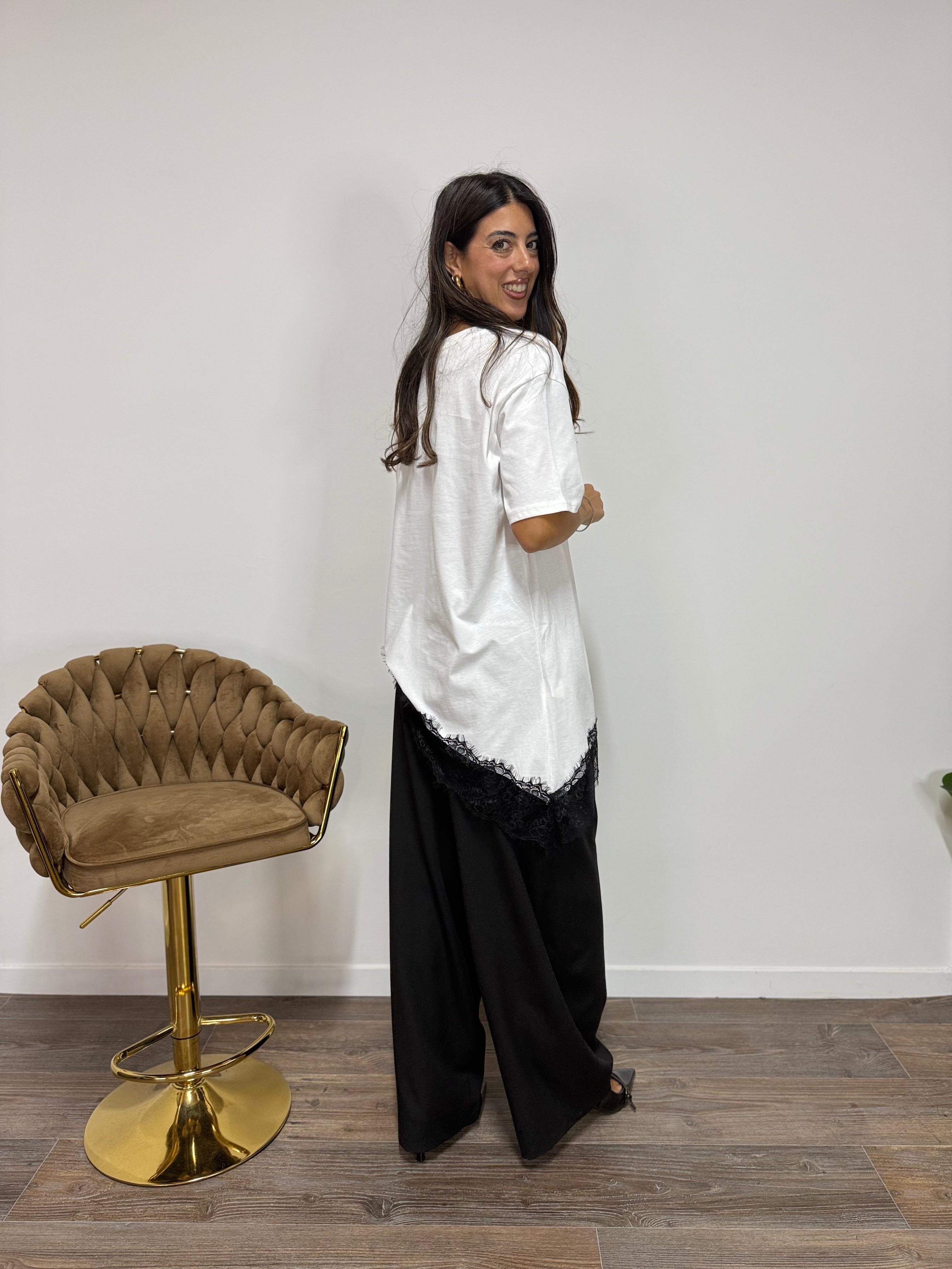 T-Shirt Lingerie LUMINA Bianca