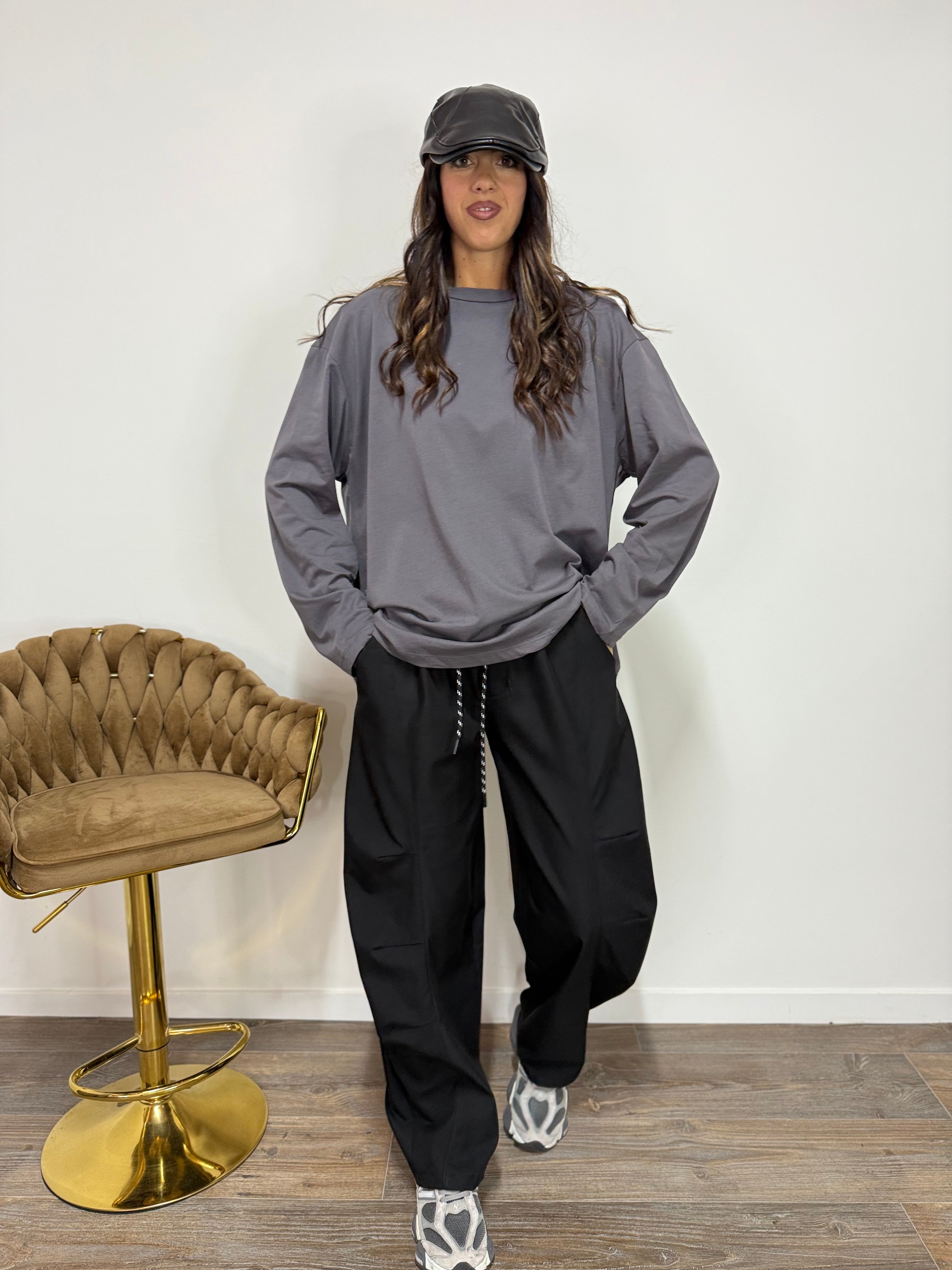 Panta Cargo JUST WEST Nero