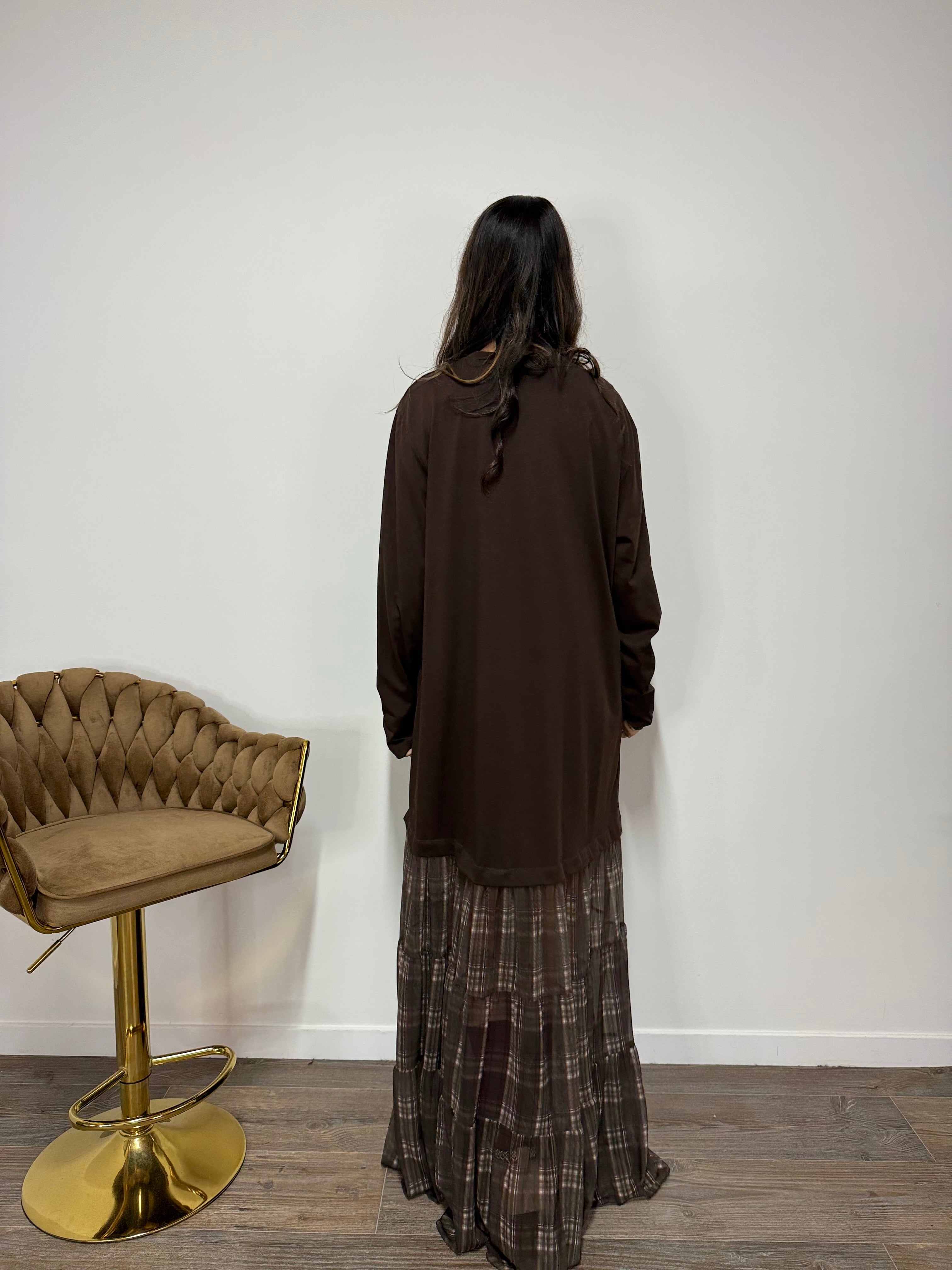 Abito Kilt LUMINA Marrone