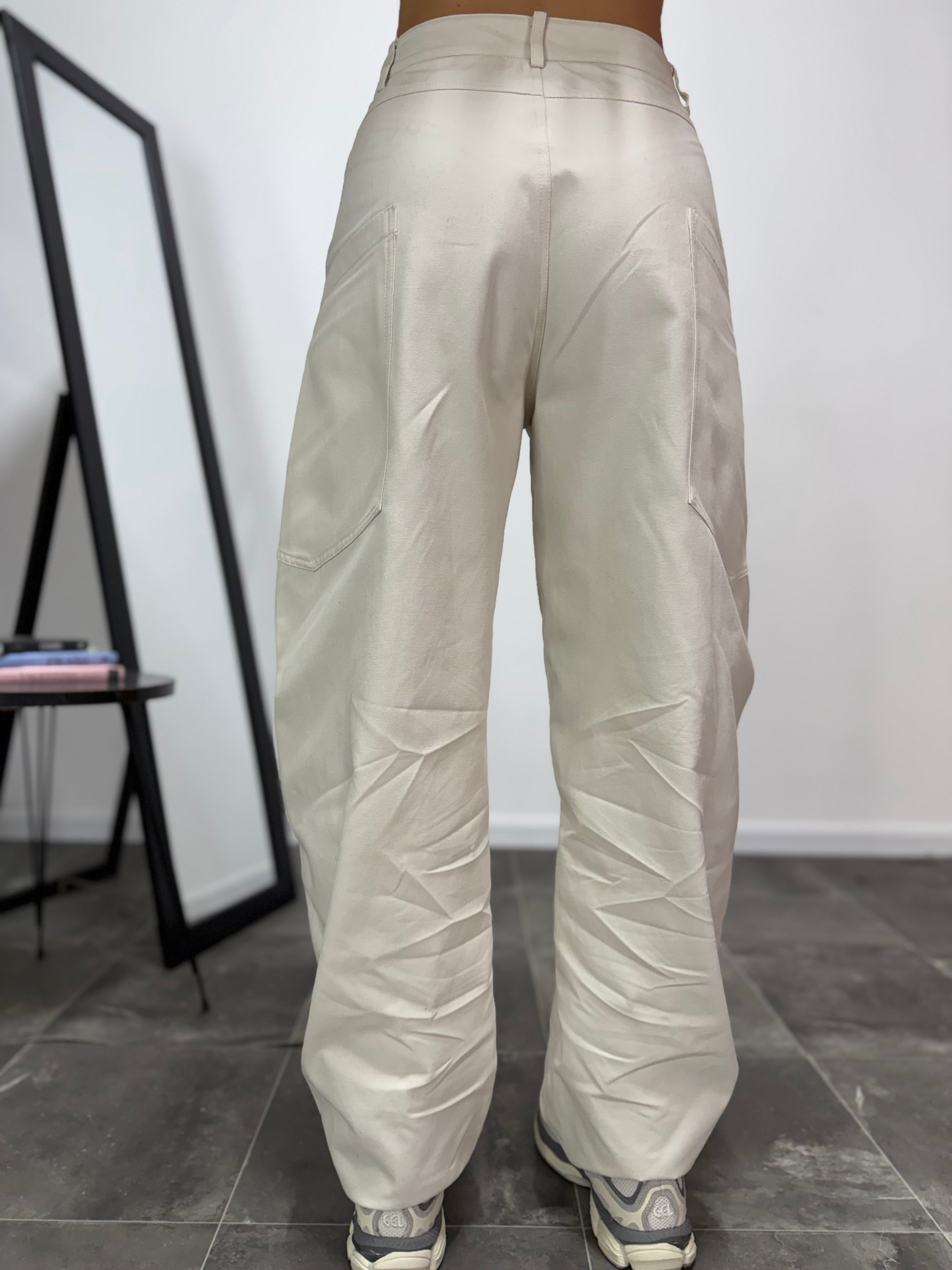 Jeans Balloon Drake LUMINA Panna