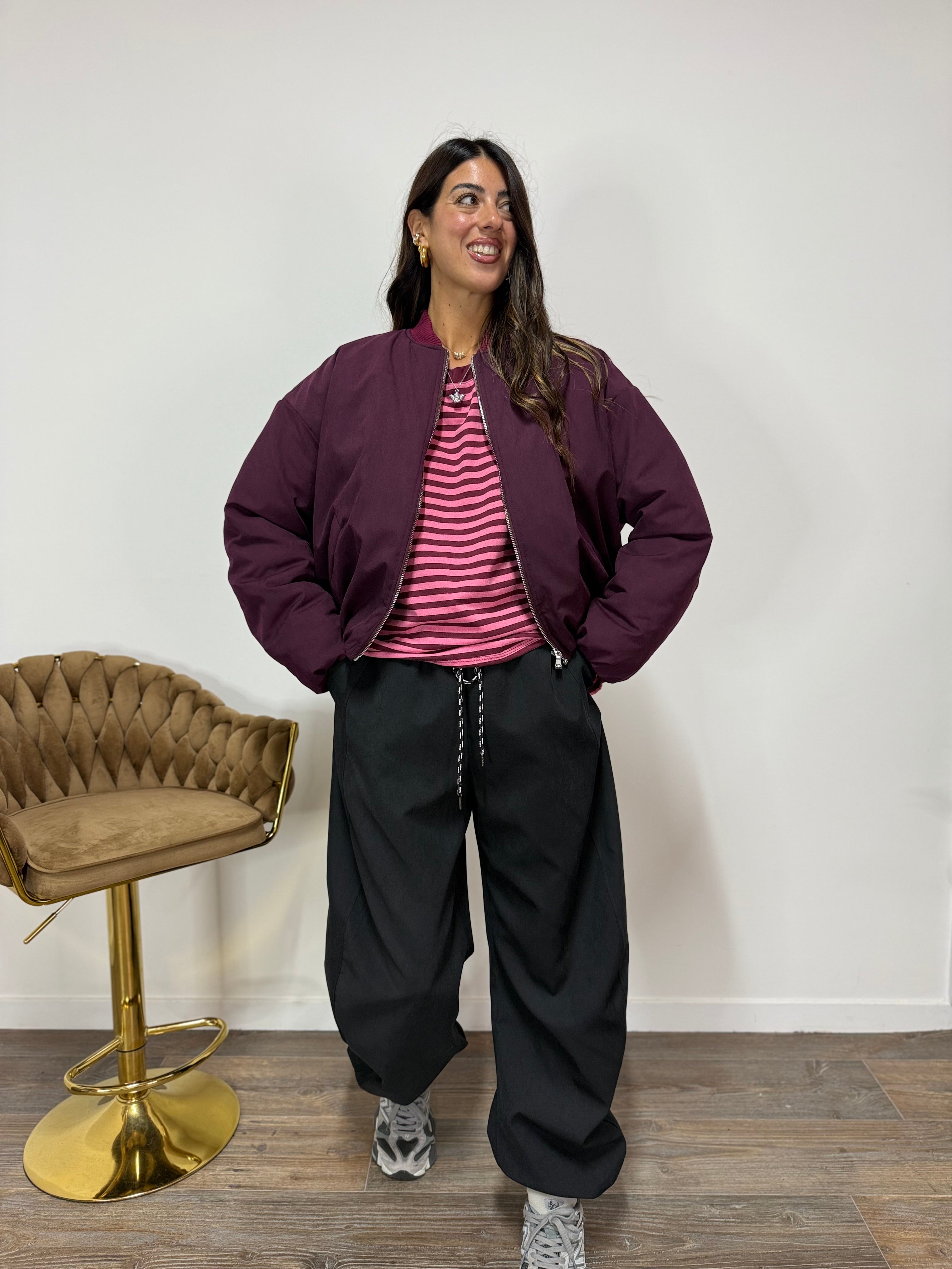 Bomber Cargo Bordeaux LUMINA