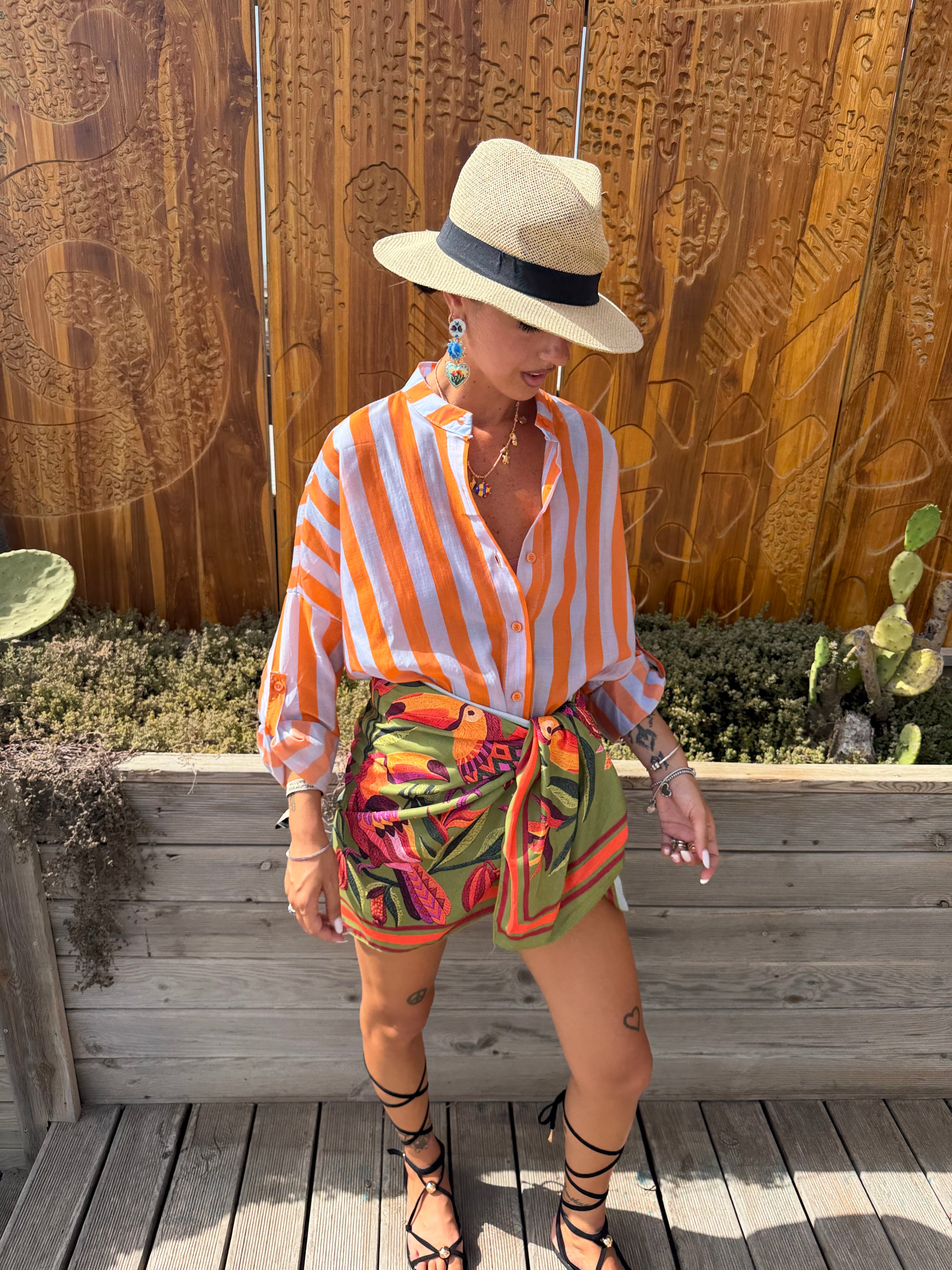 Camicia Candy Arancio