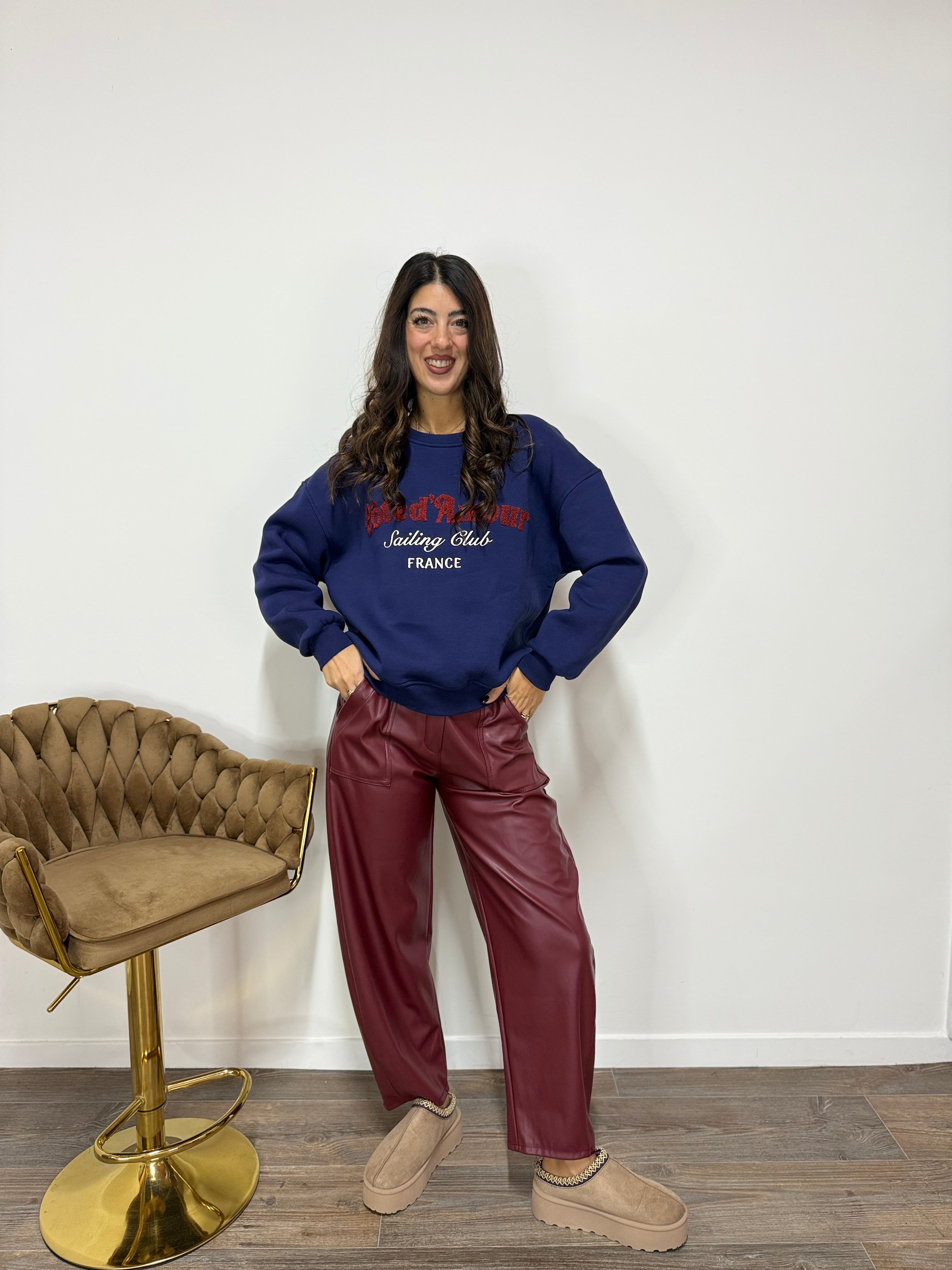 Felpa Côted'Armor LUMINA Blu