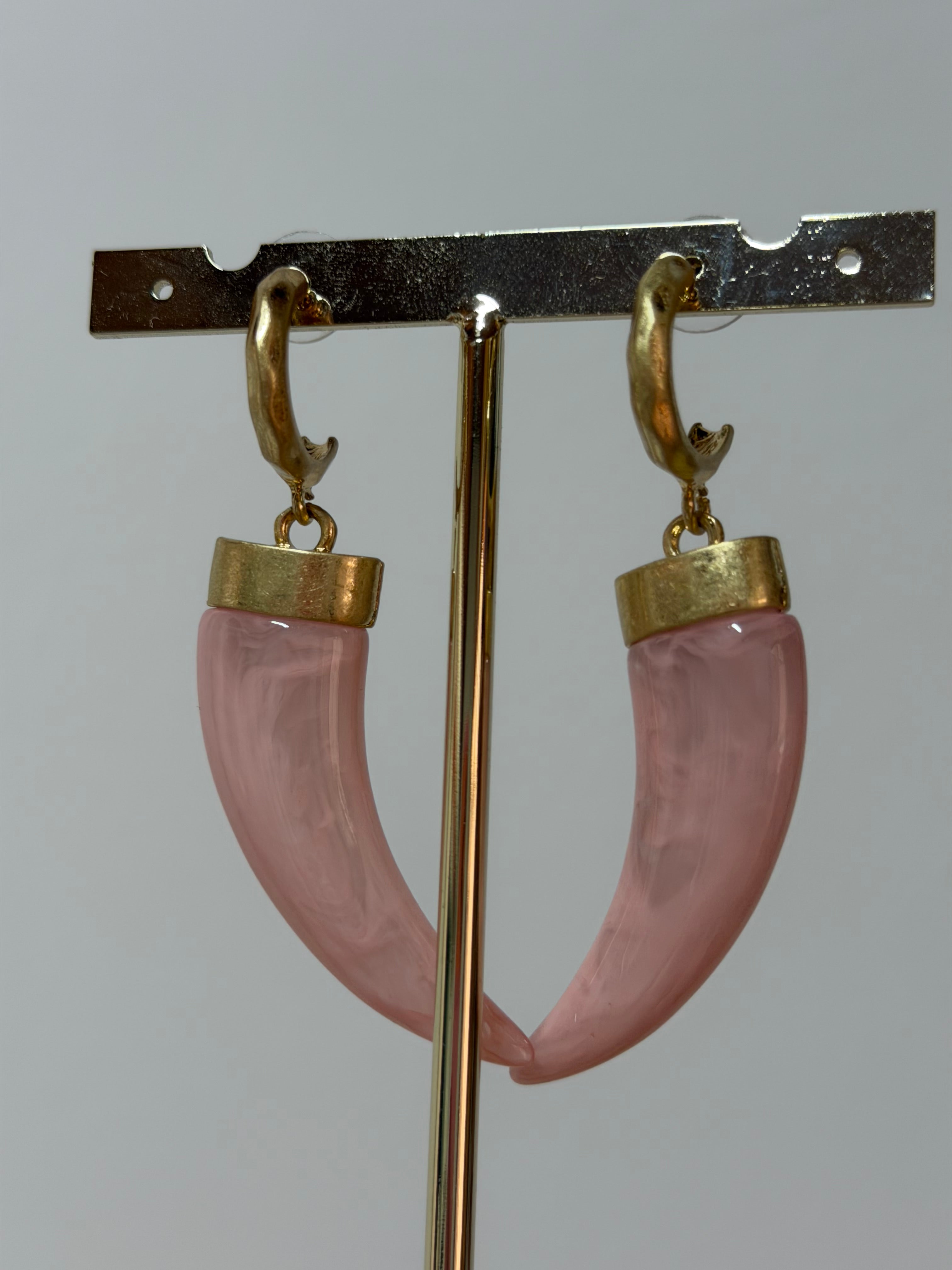Orecchini Corno Pink