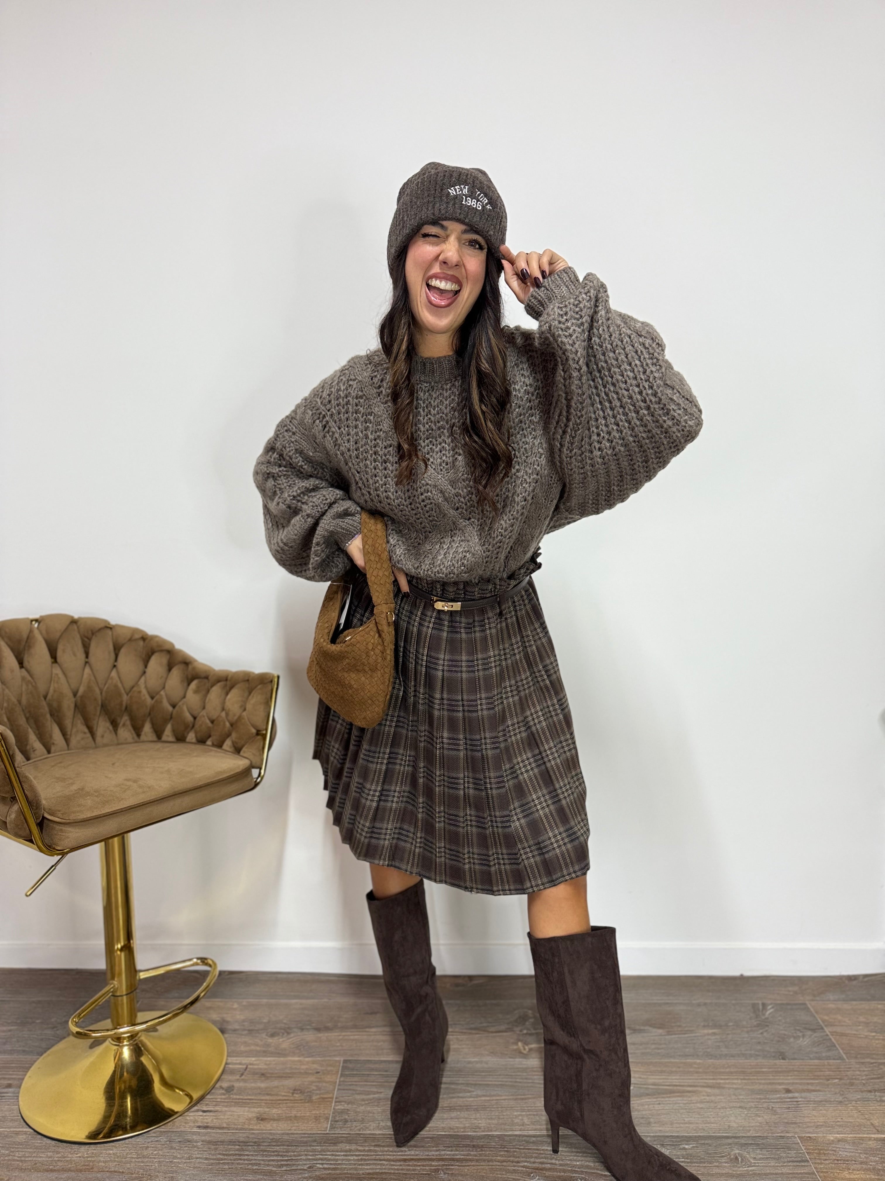 Gonna Plissè Edimburgo