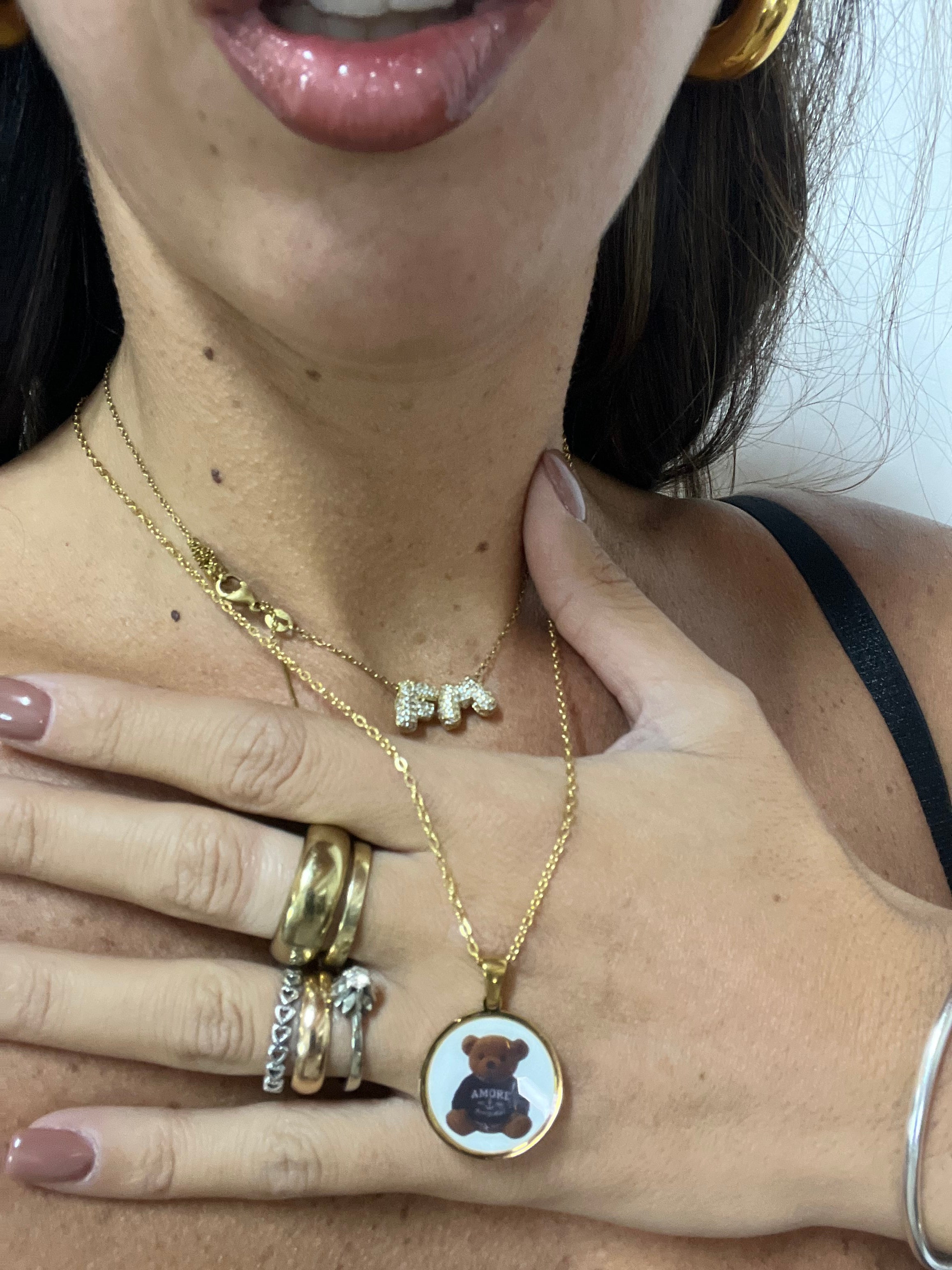 Collanina Teddy Amore