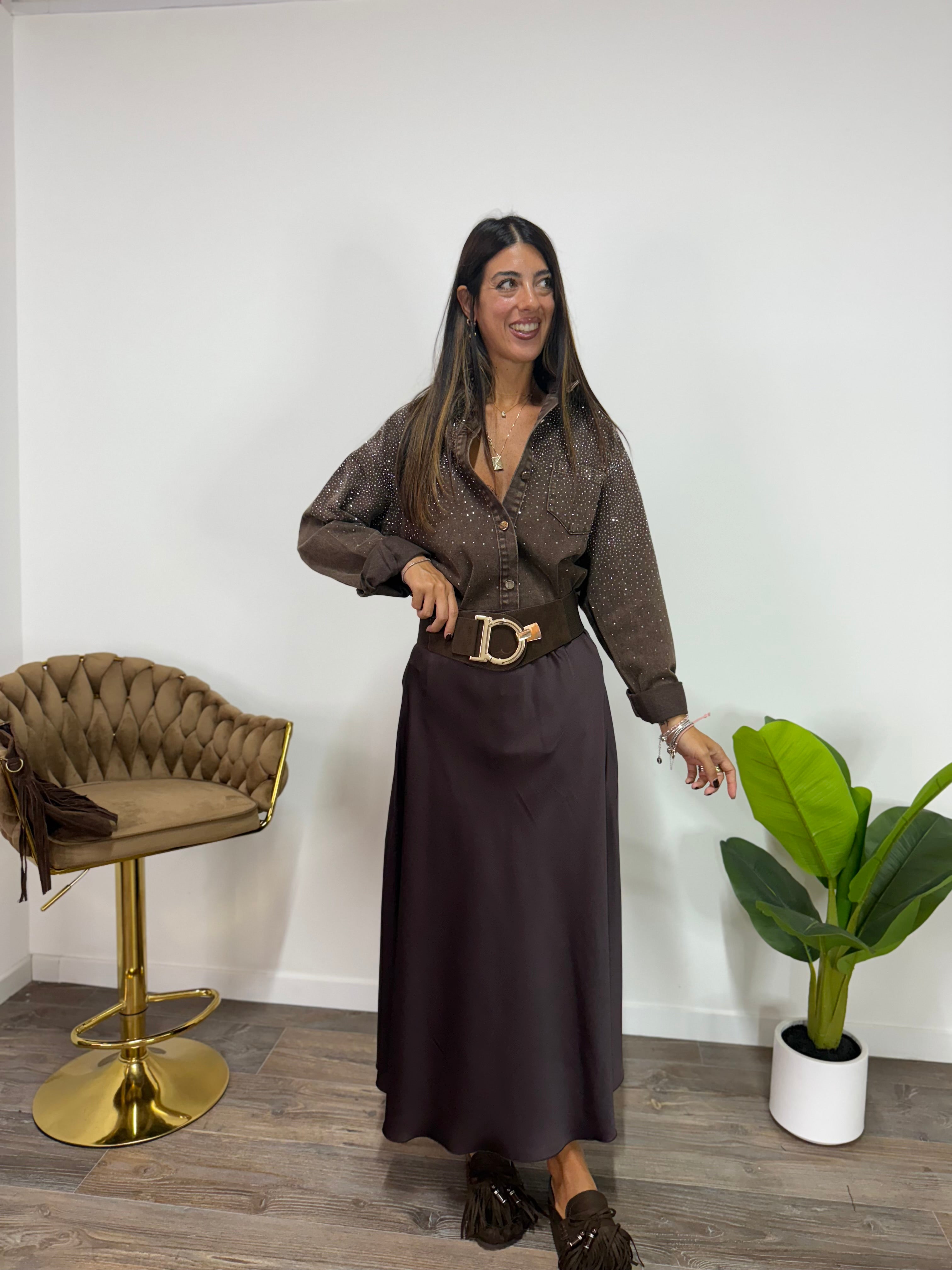 Camicia Brilla Brown