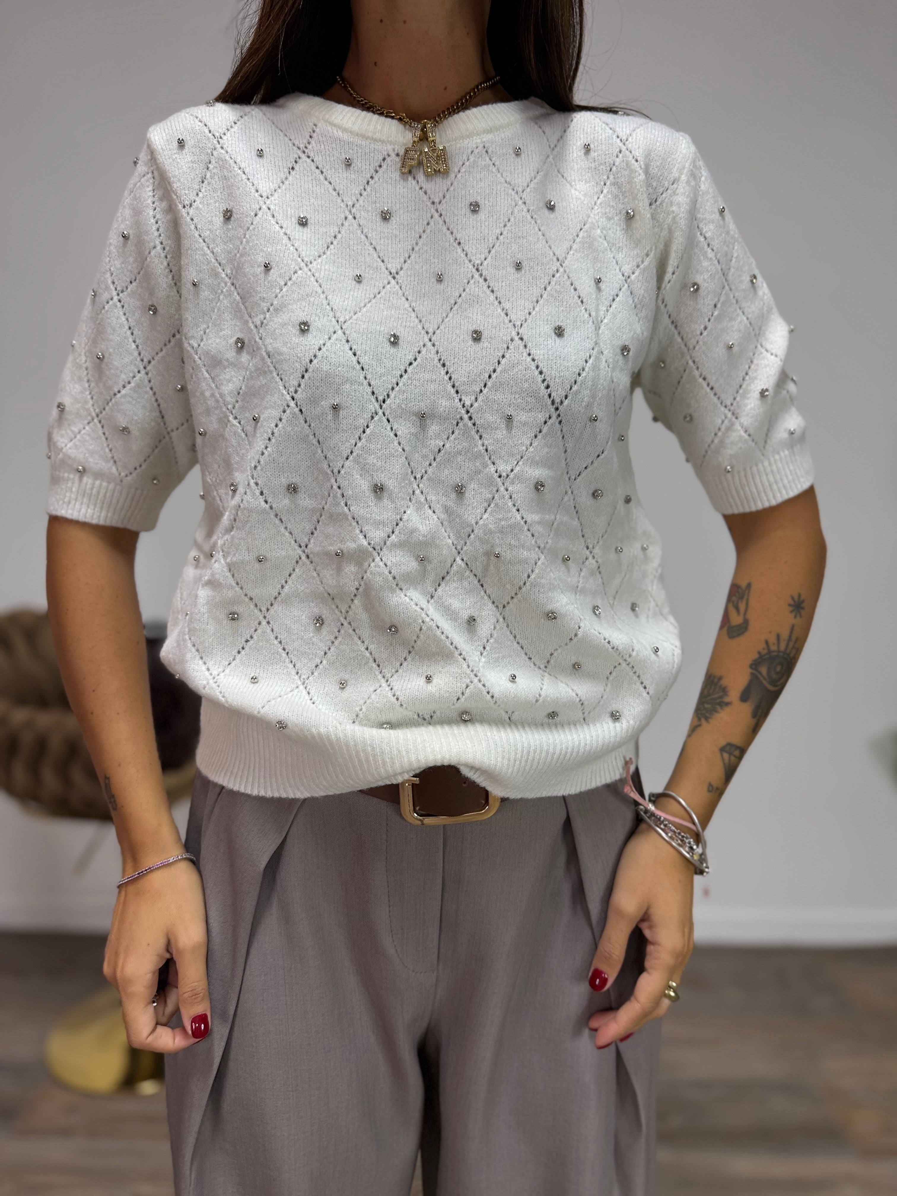 Maglia Diamond Panna