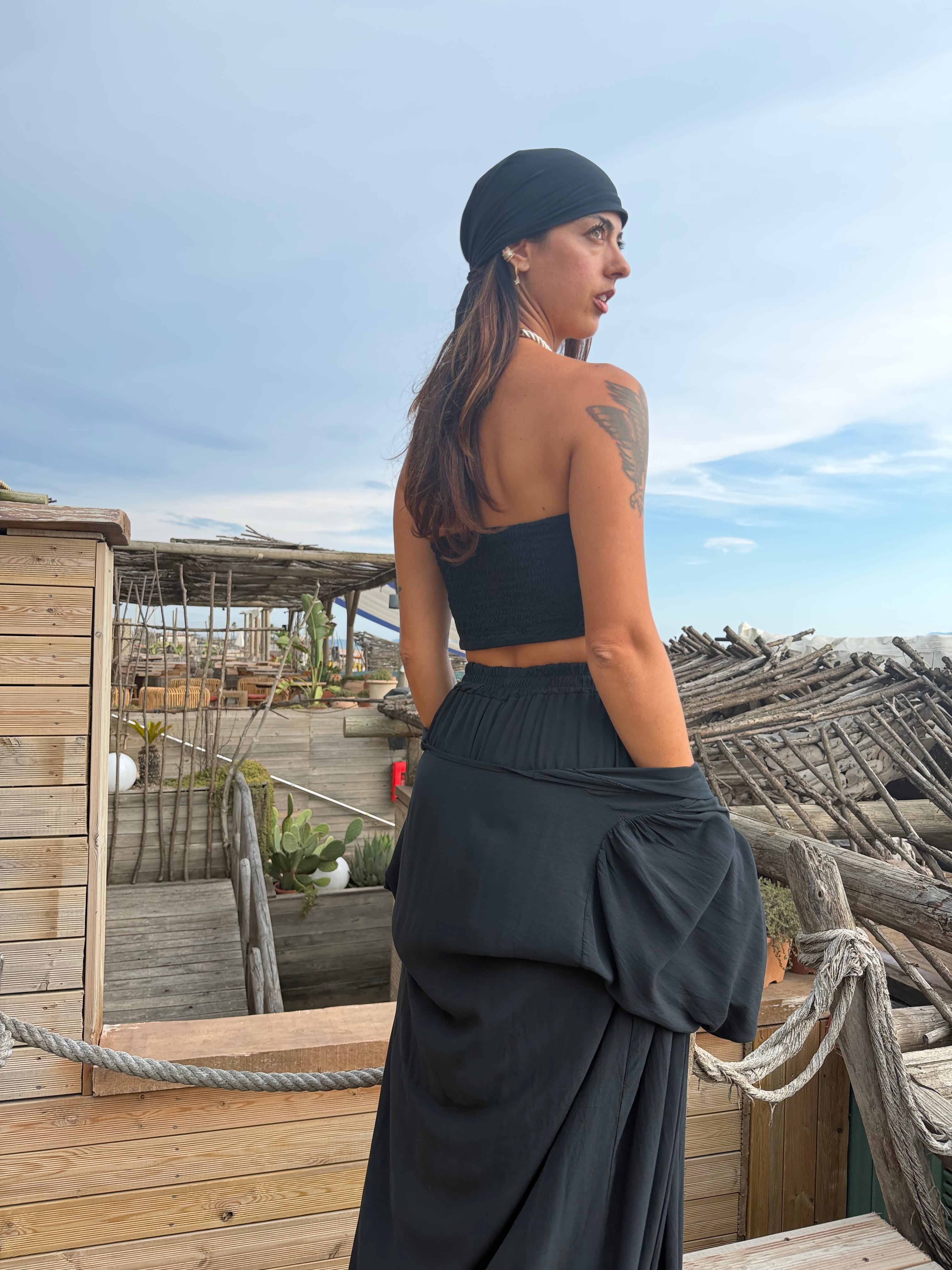 Coordinato Gitana Nero