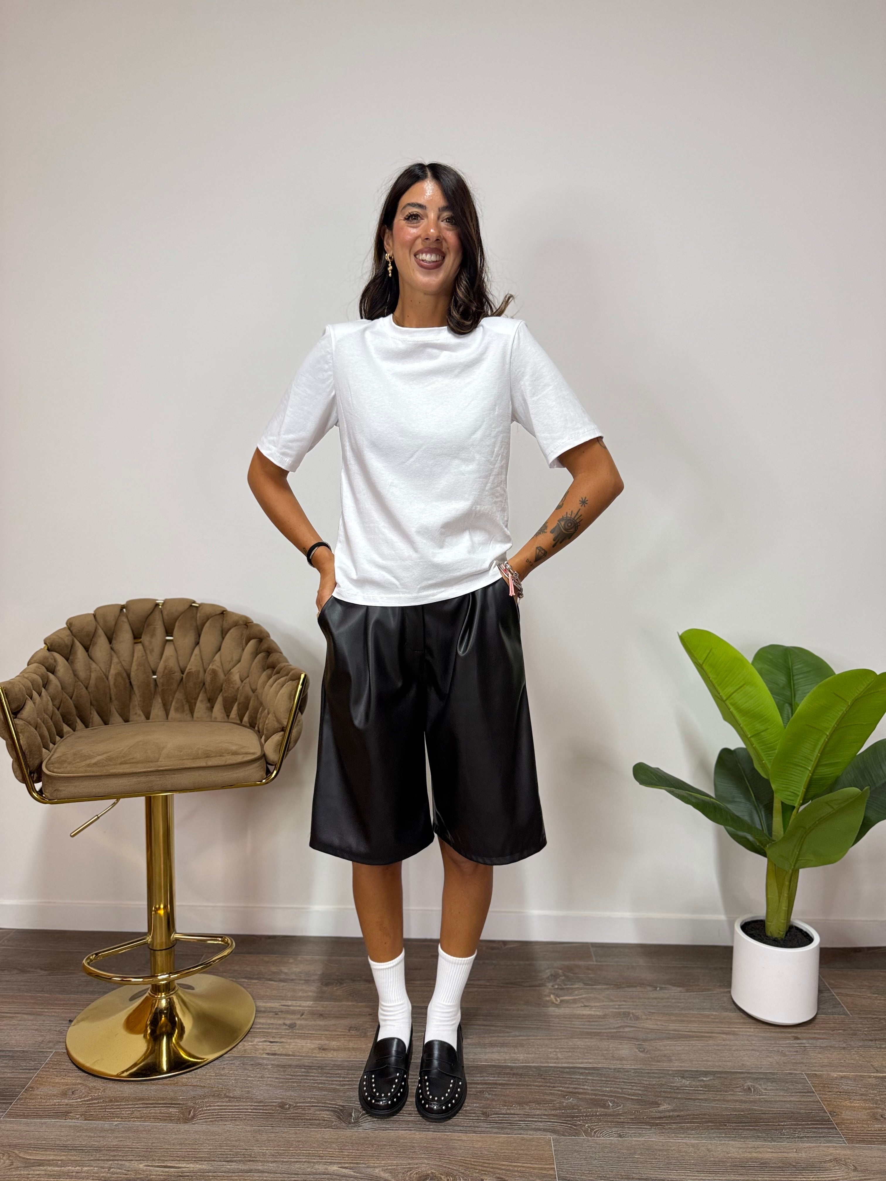 T-Shirt Spallina Bianca