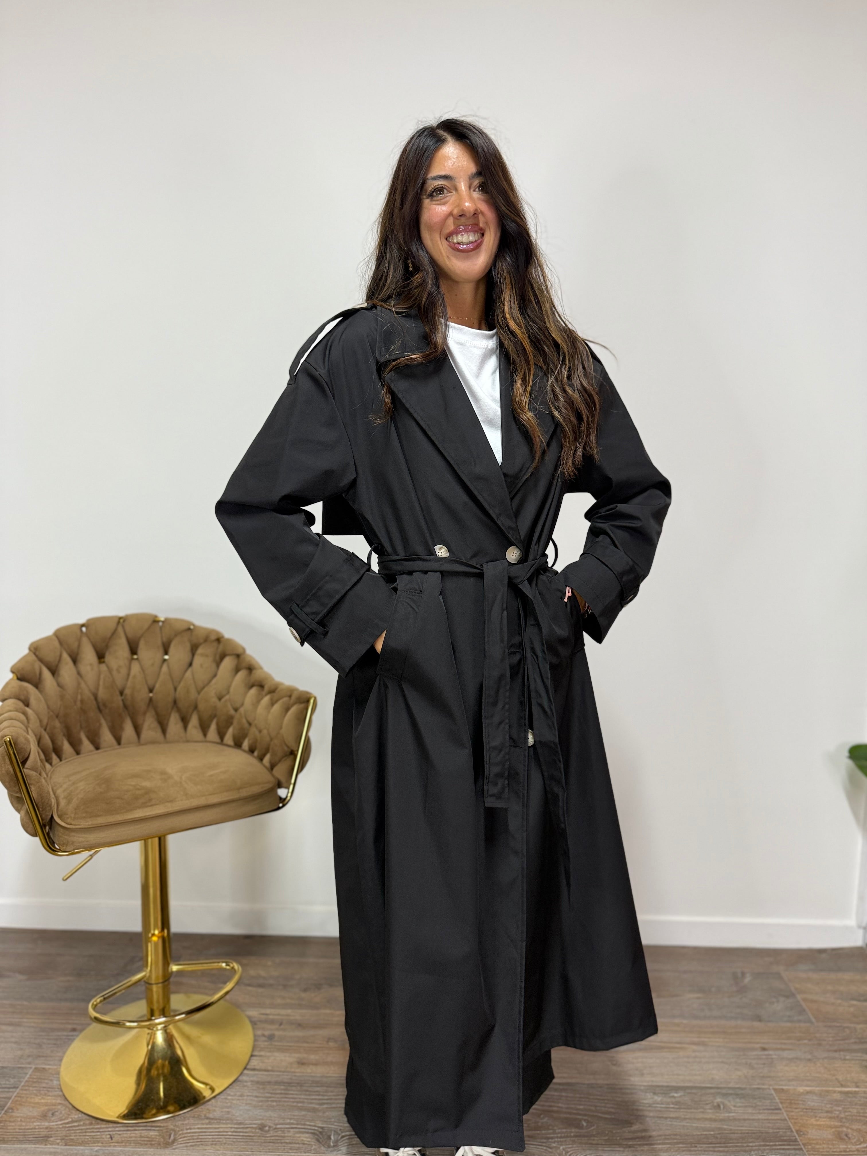 Trench Lauren Nero