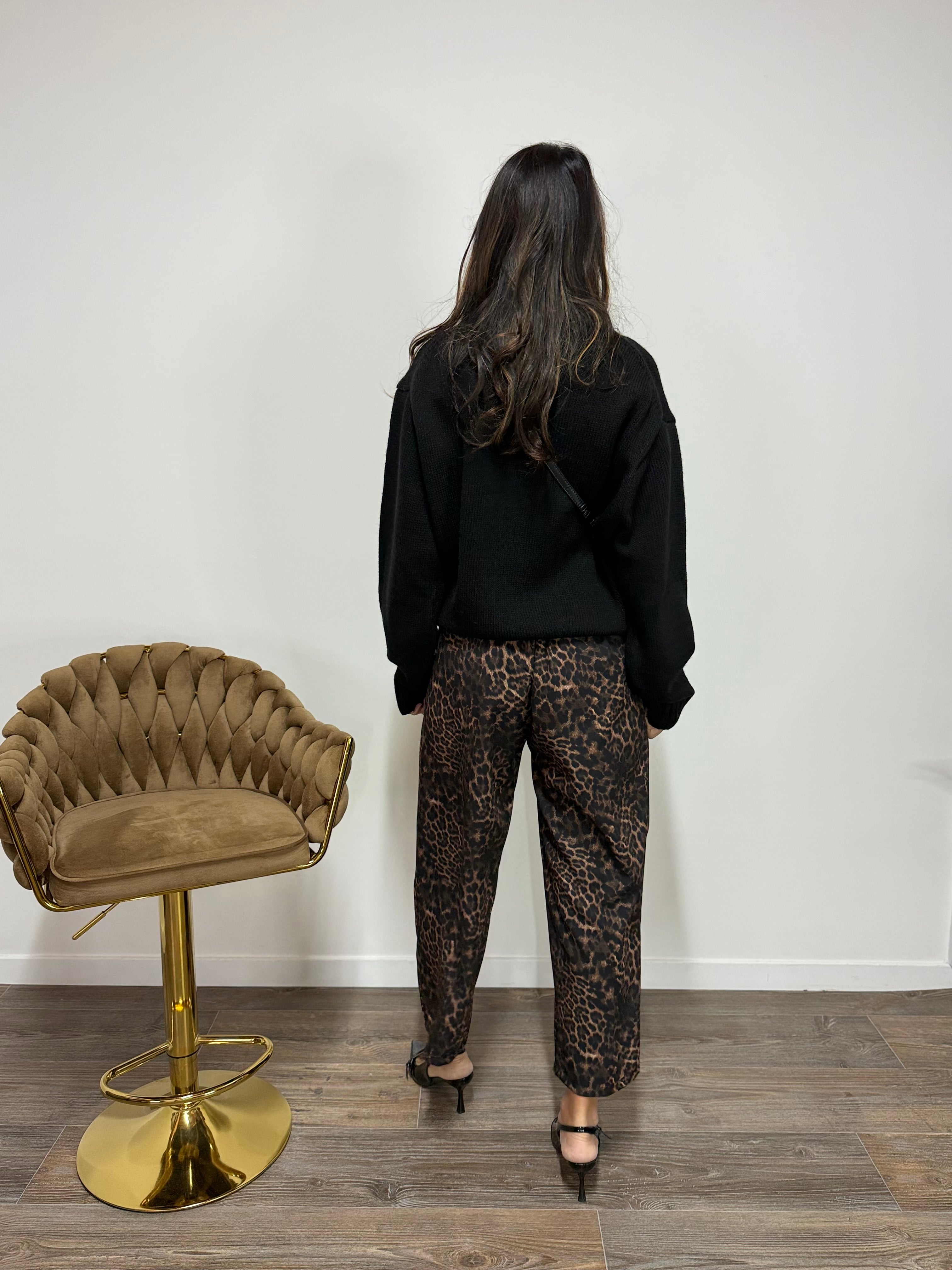 Pantalone Kyoto Leopard