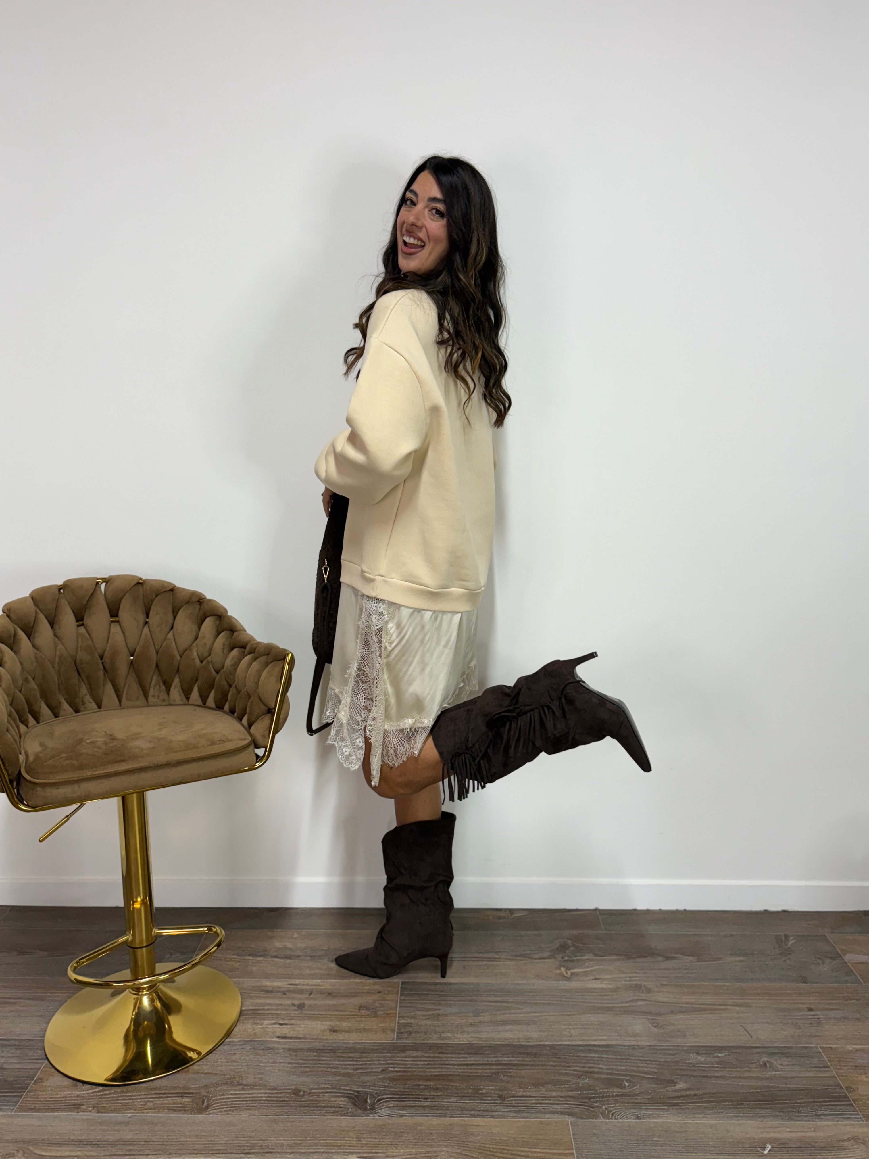 Abito/Felpa Lingerie LUMINA Panna