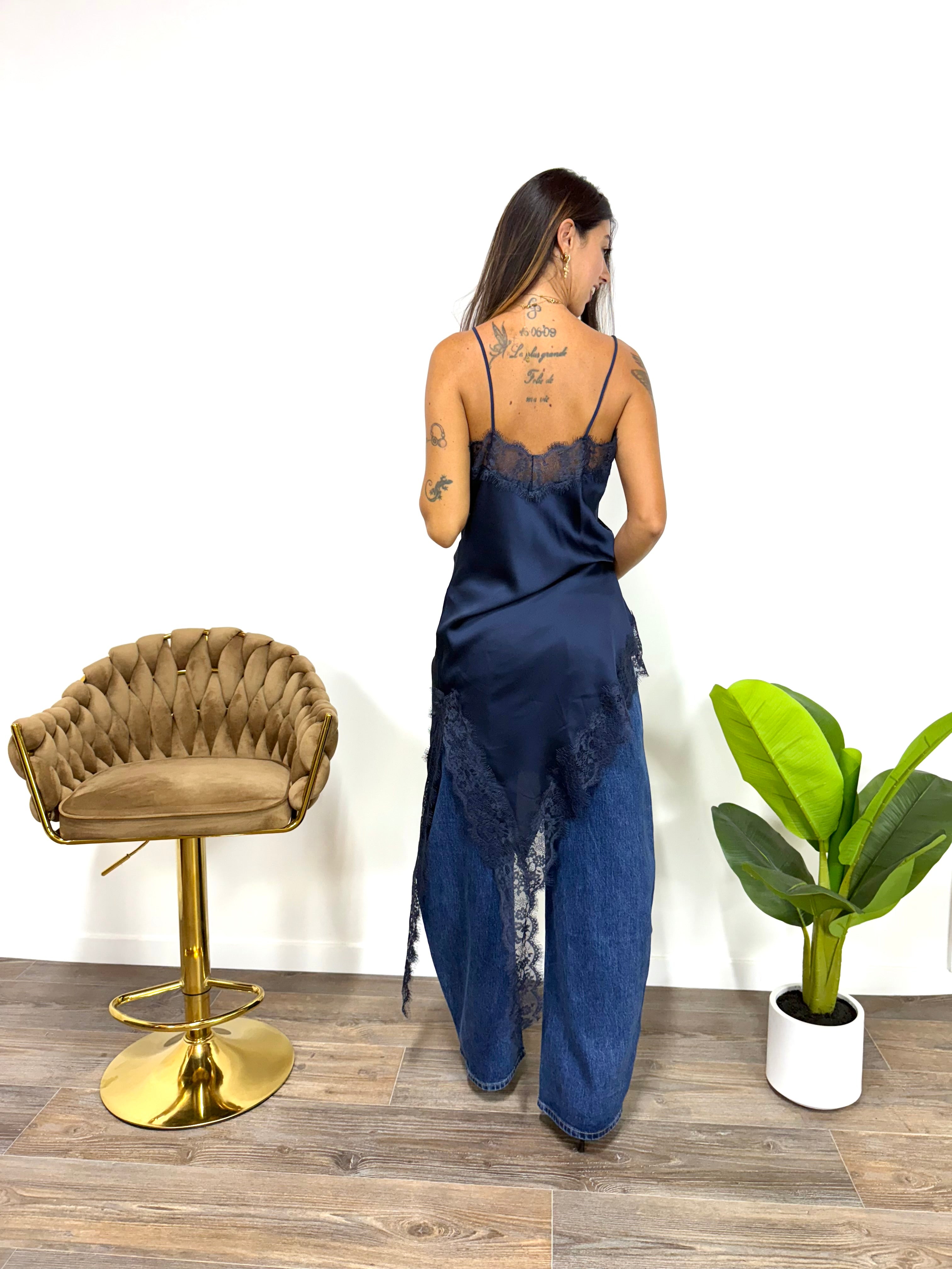 Abito Lingerie Blue