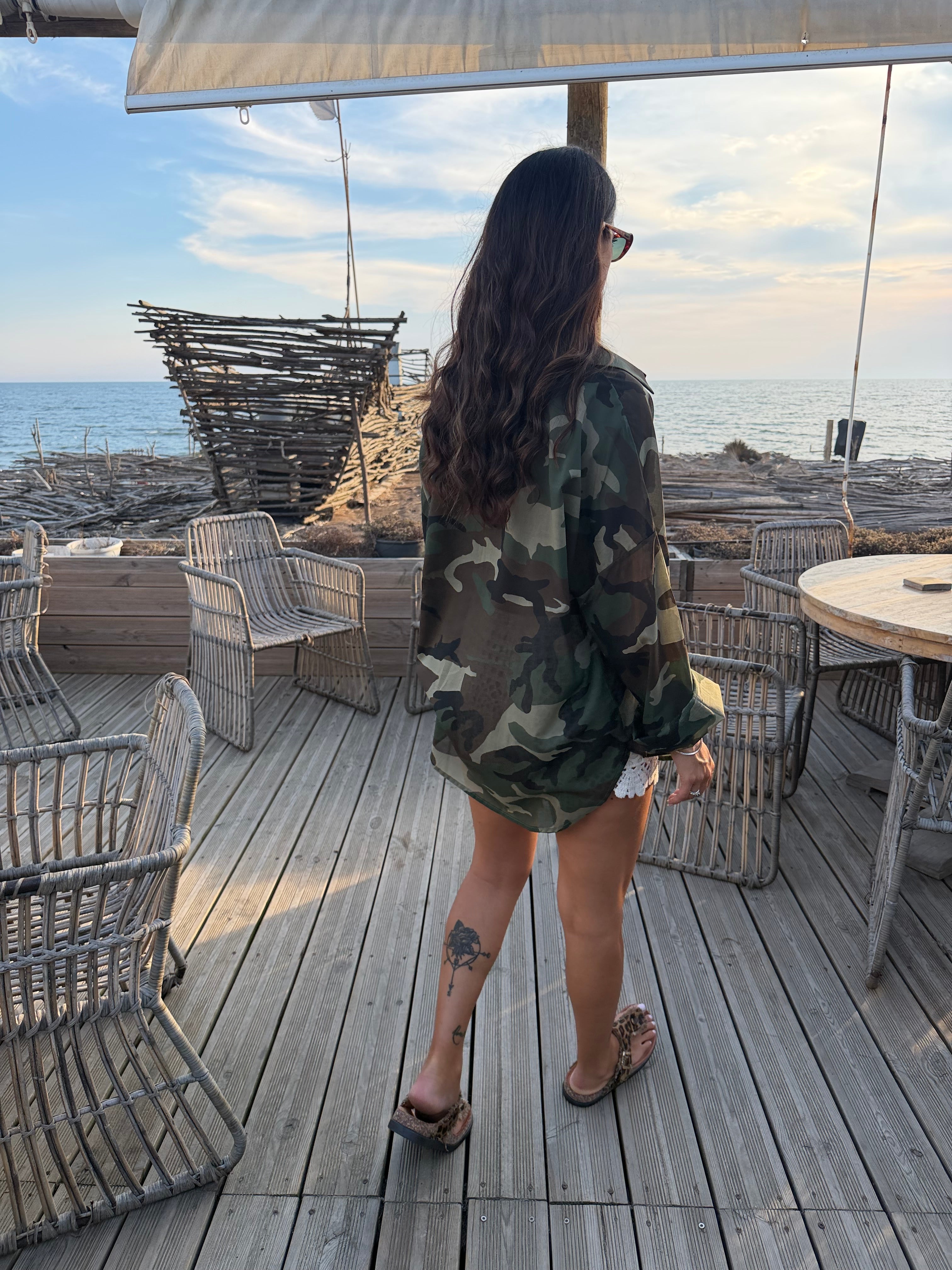 Camicia Military Macrame Lumina