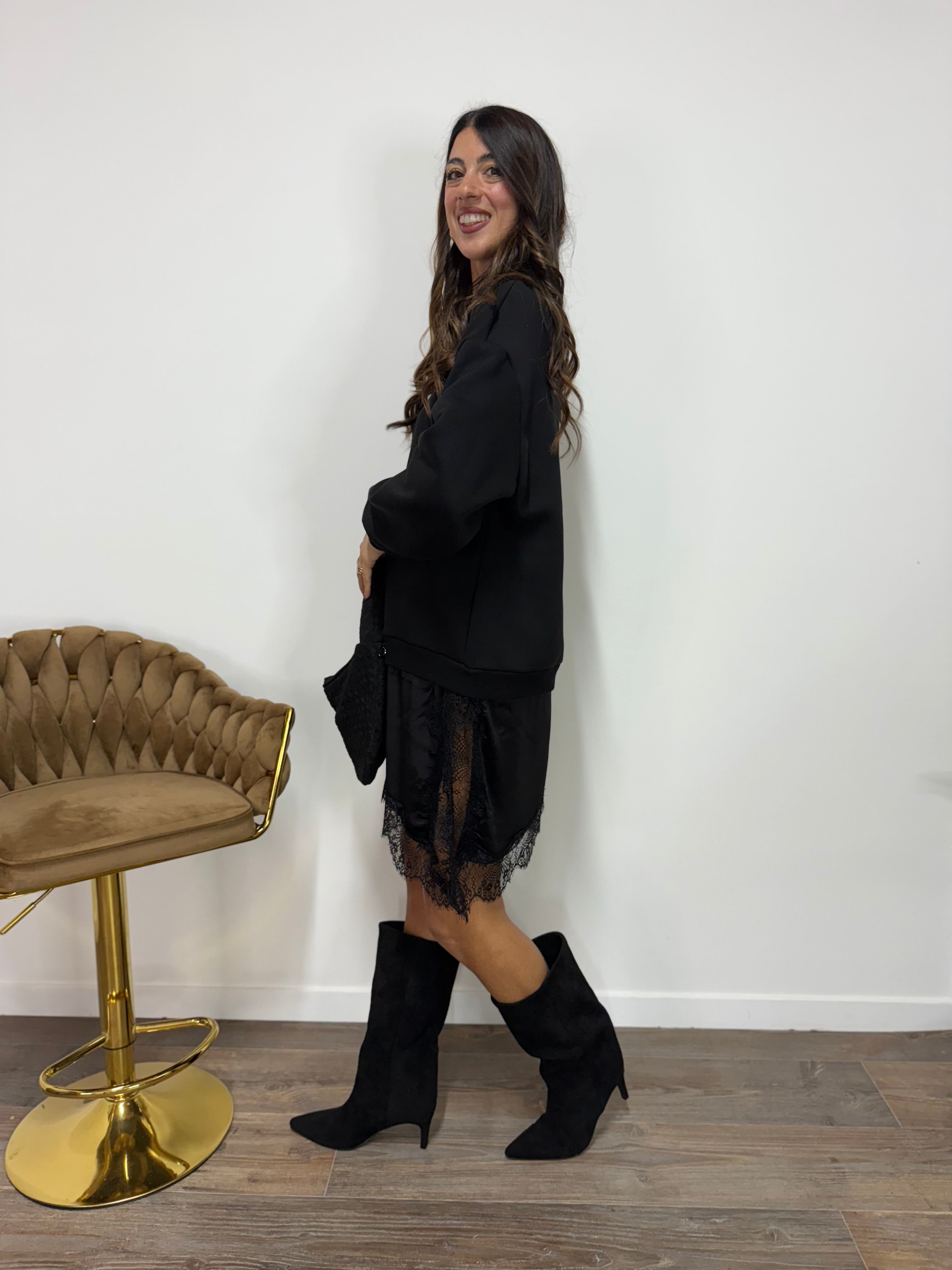 Abito/Felpa Lingerie LUMINA Nero