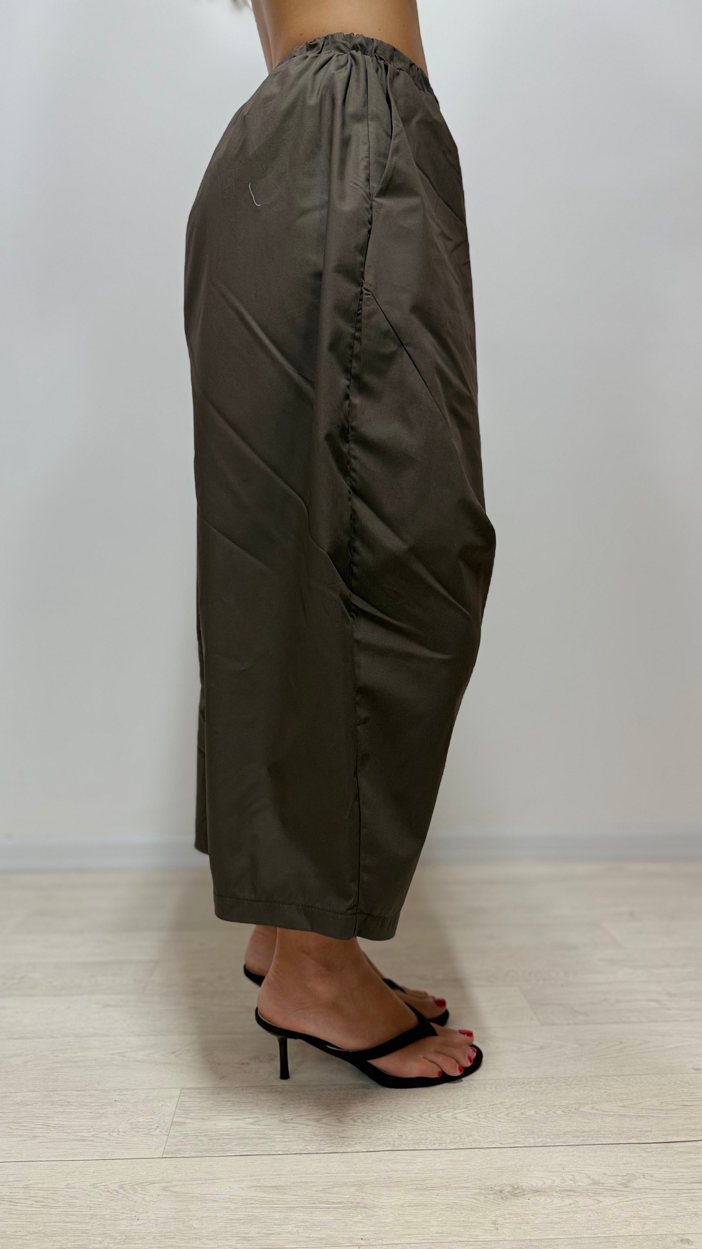 Pantalone Eluana JUST WEST Marrone