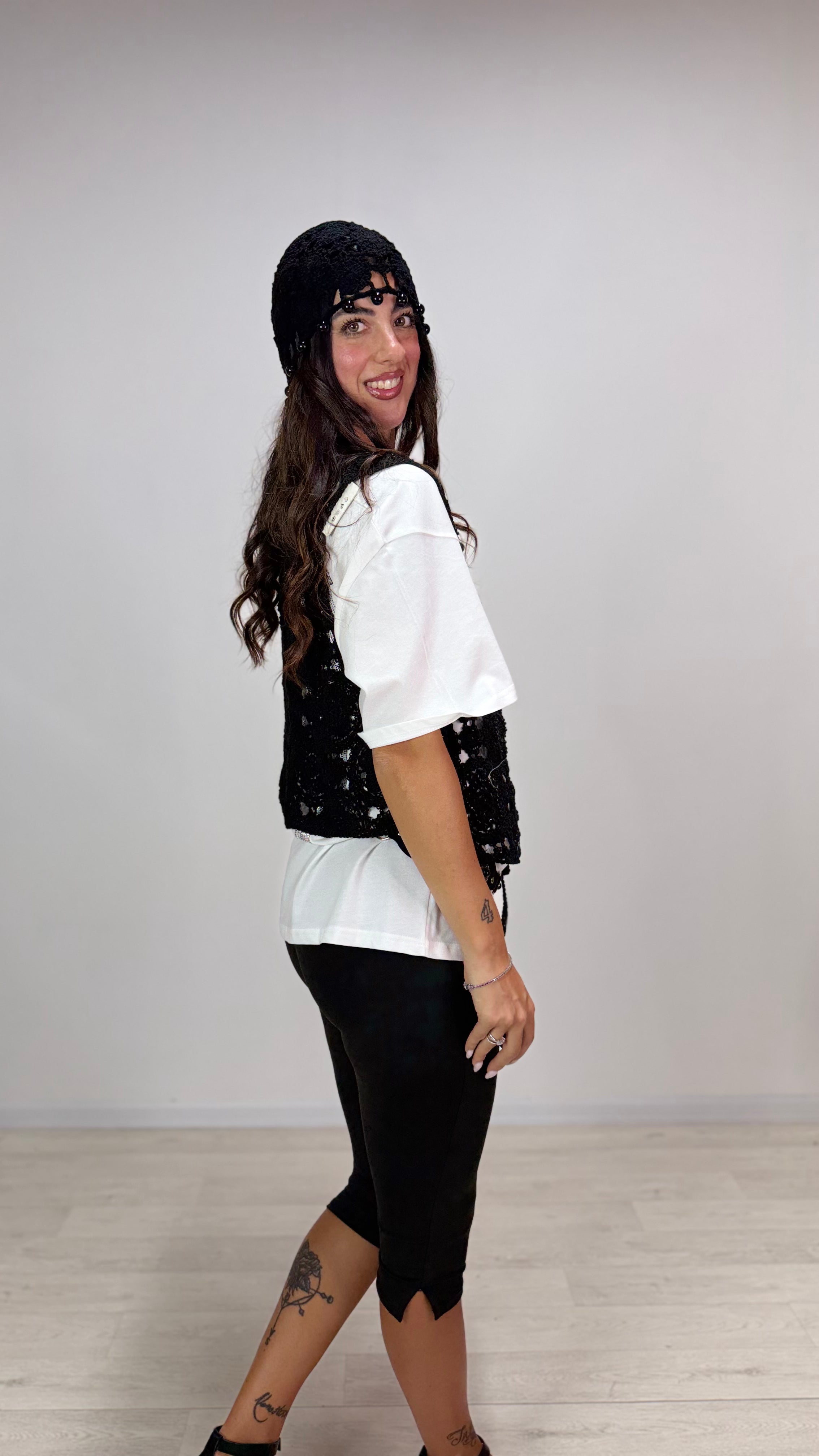 Gilet Perline & Macrame