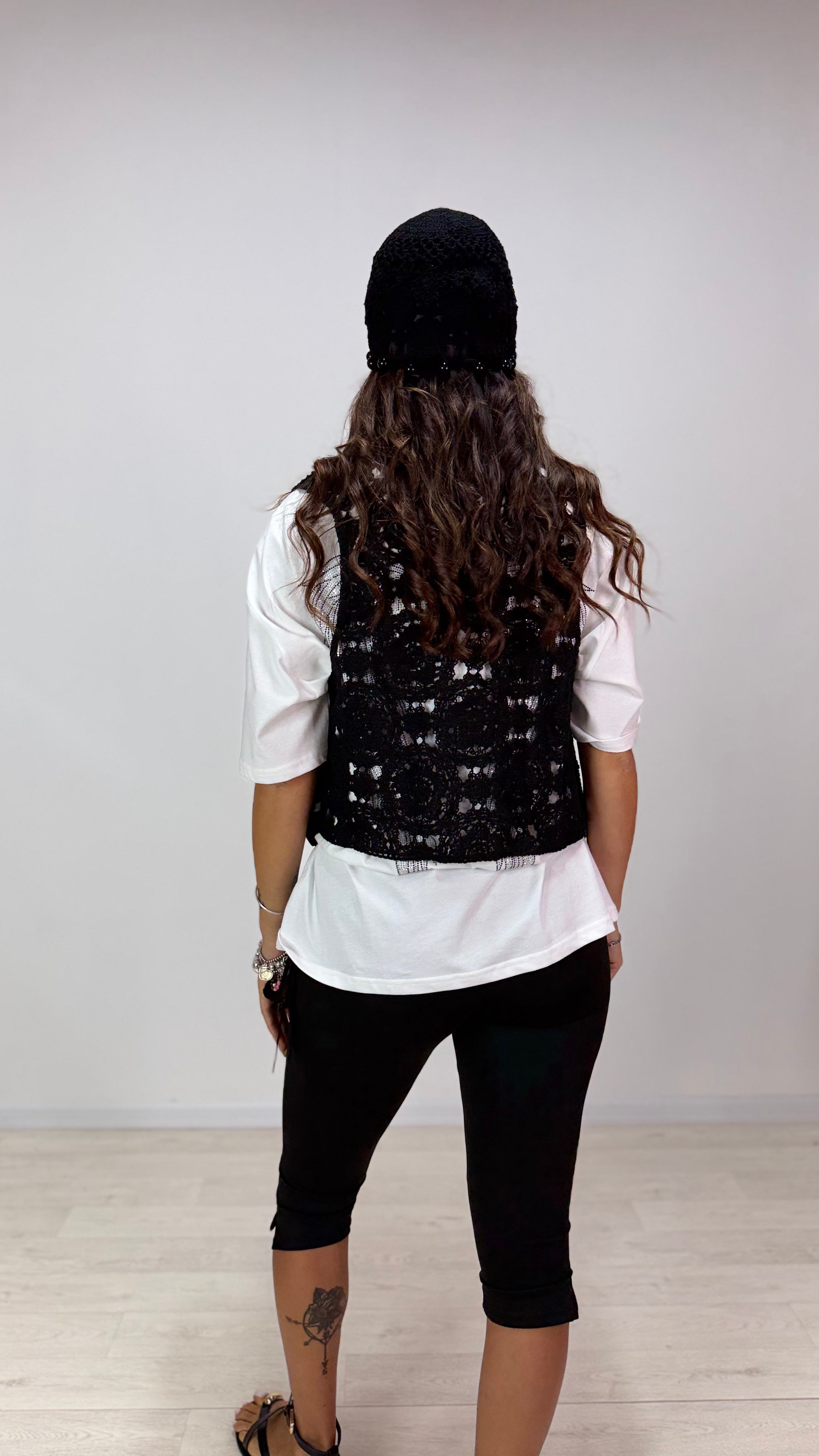 Gilet Perline & Macrame