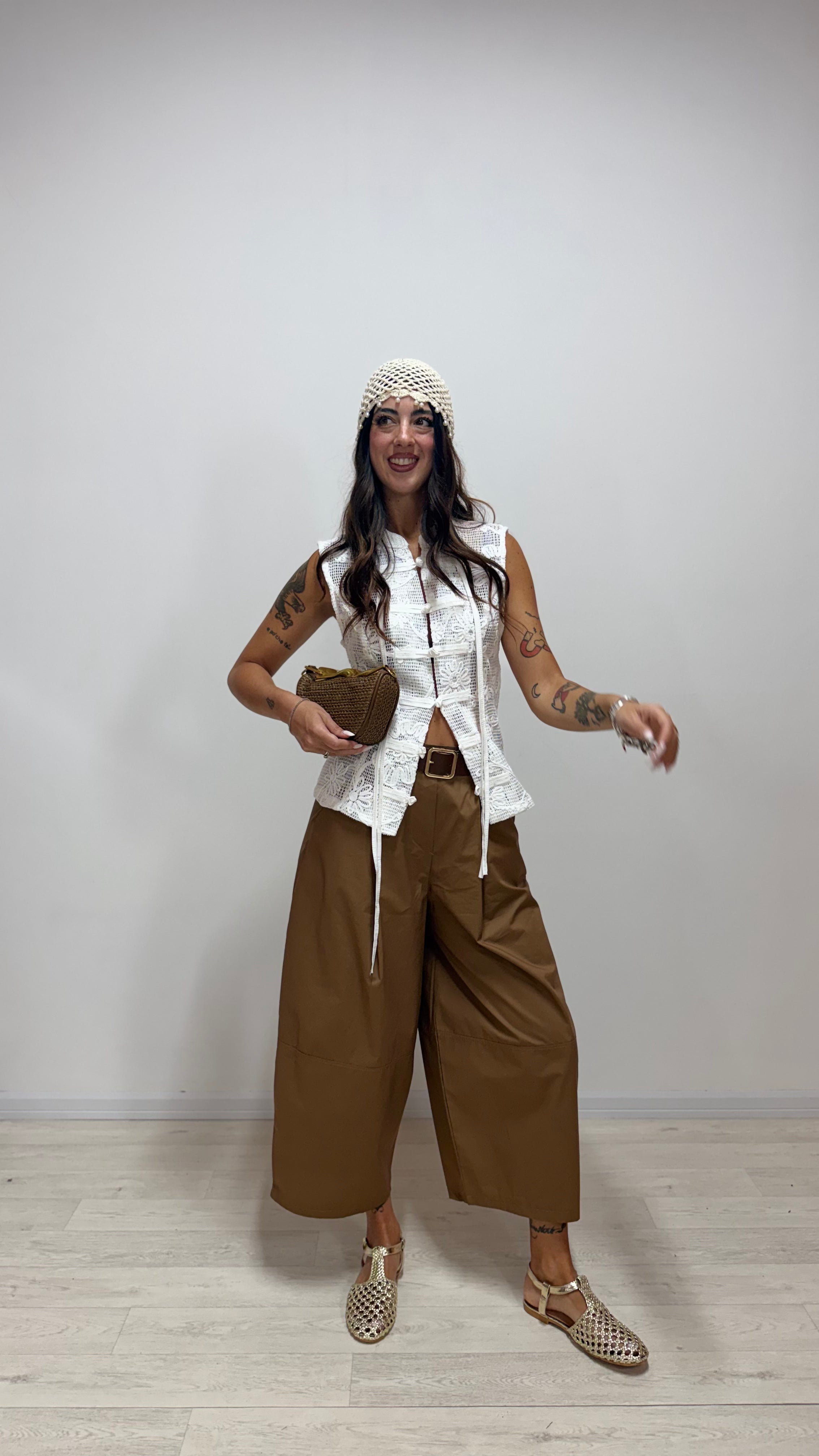 Pantalone Nemy Cammello
