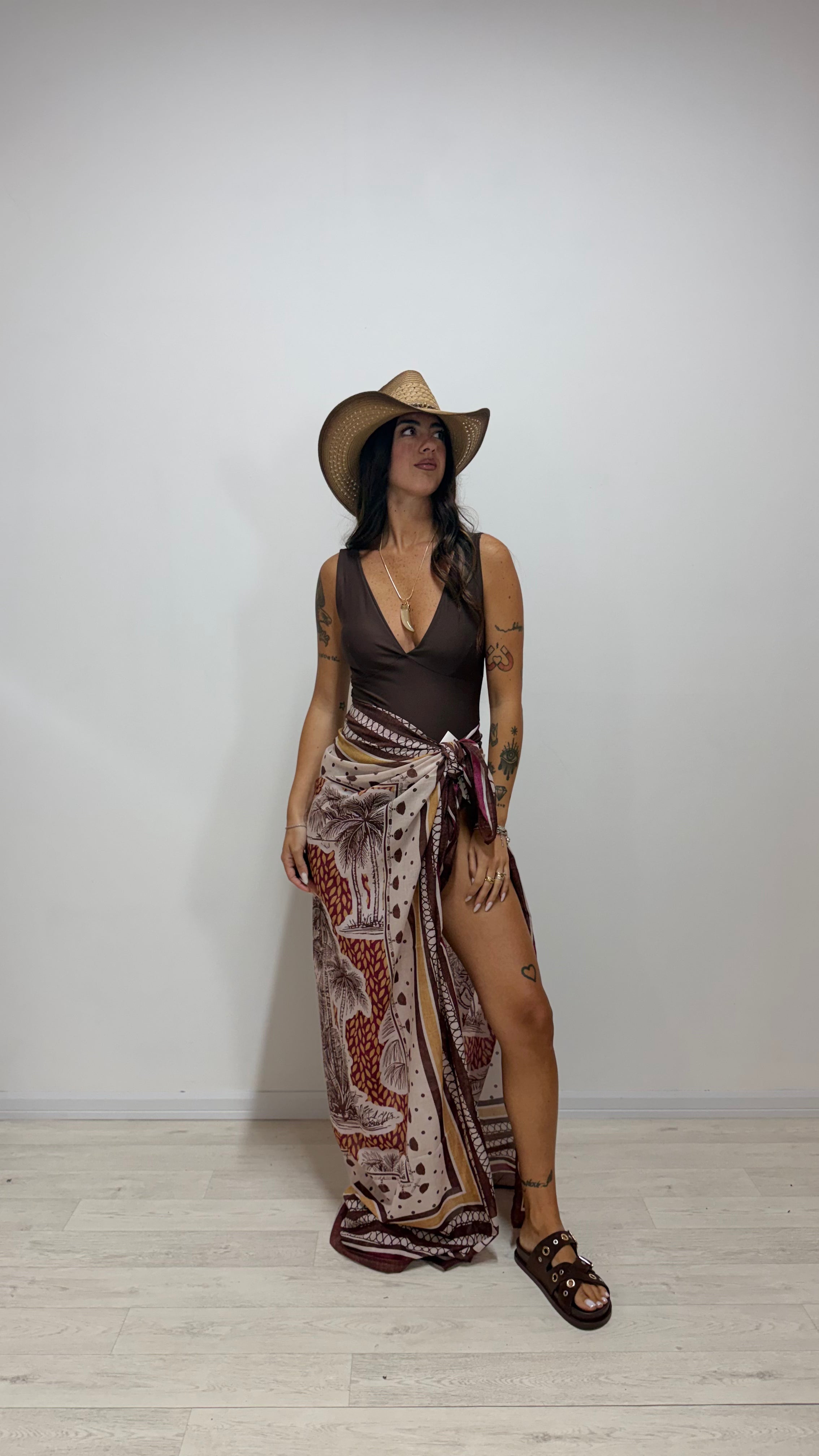 Pareo Amazzonia LUMINA Brown