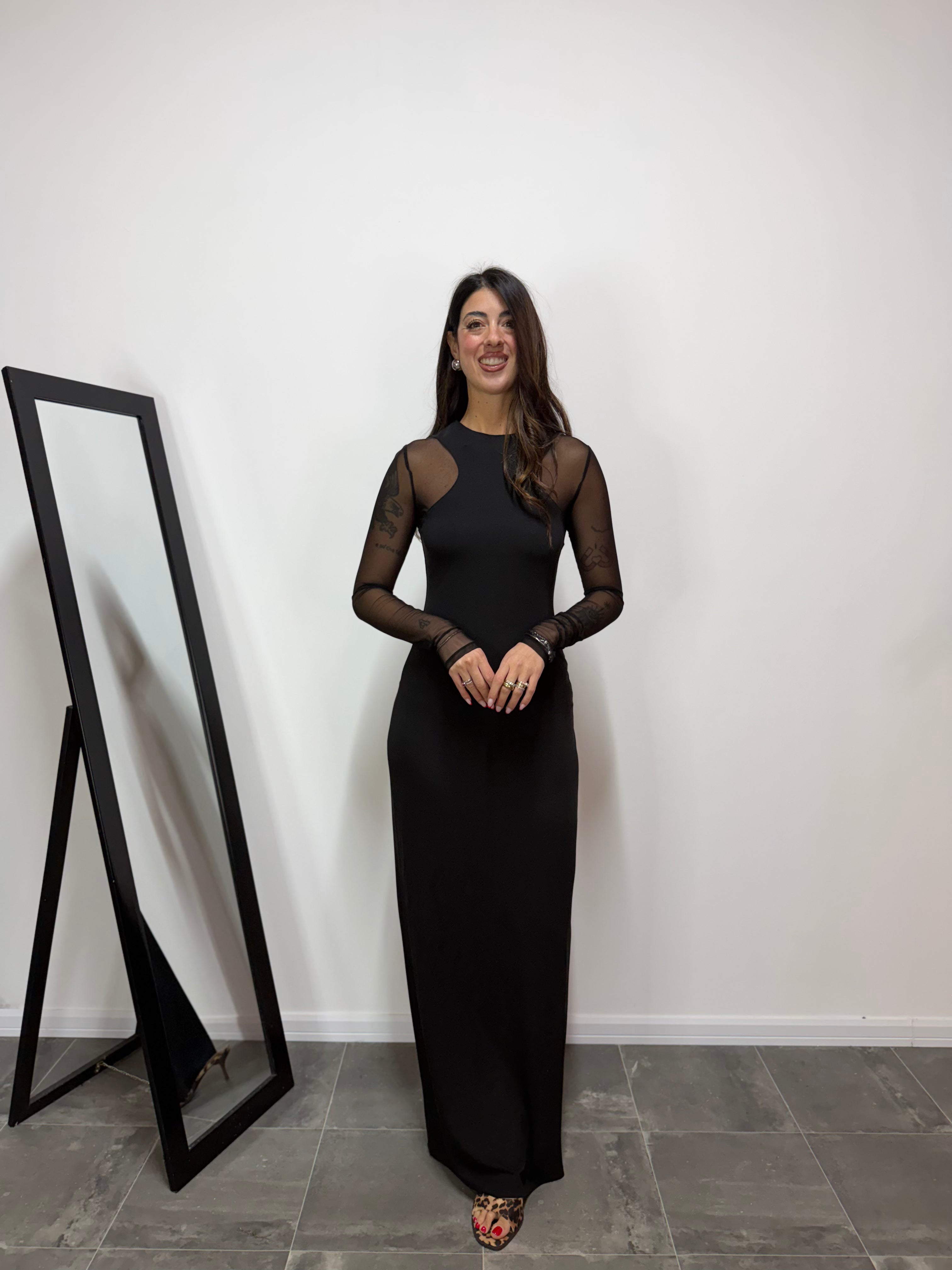 Abito Morticia LUMINA Nero