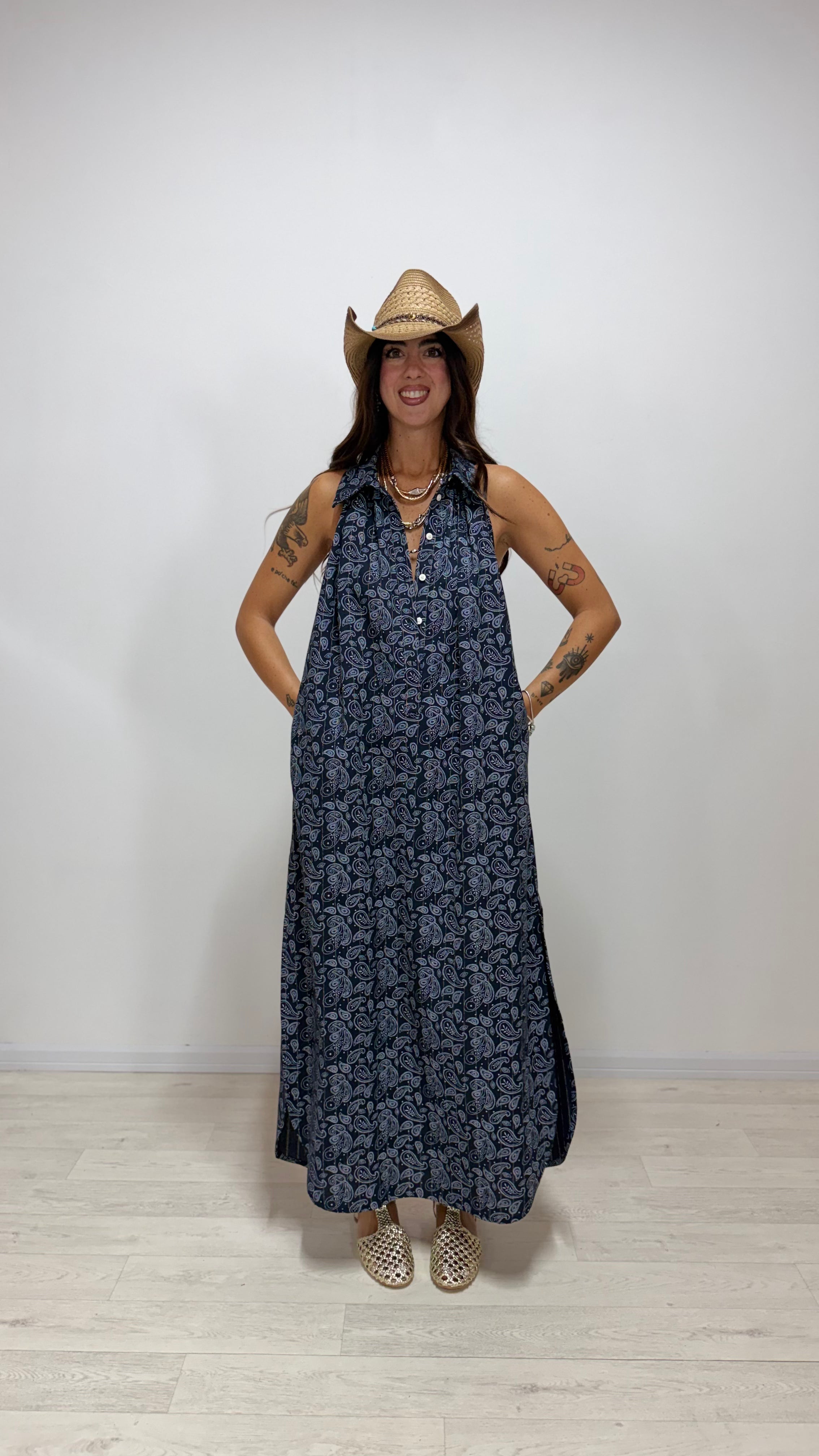 Abito Bandana LUMINA Blue