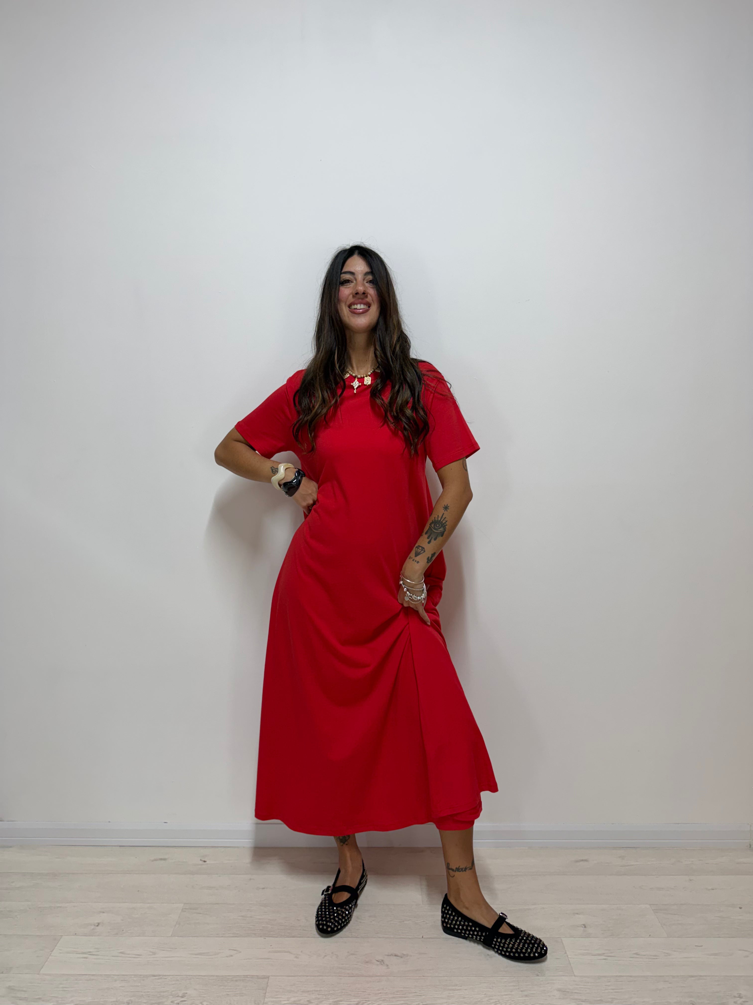 Abito Mamy Red LUMINA