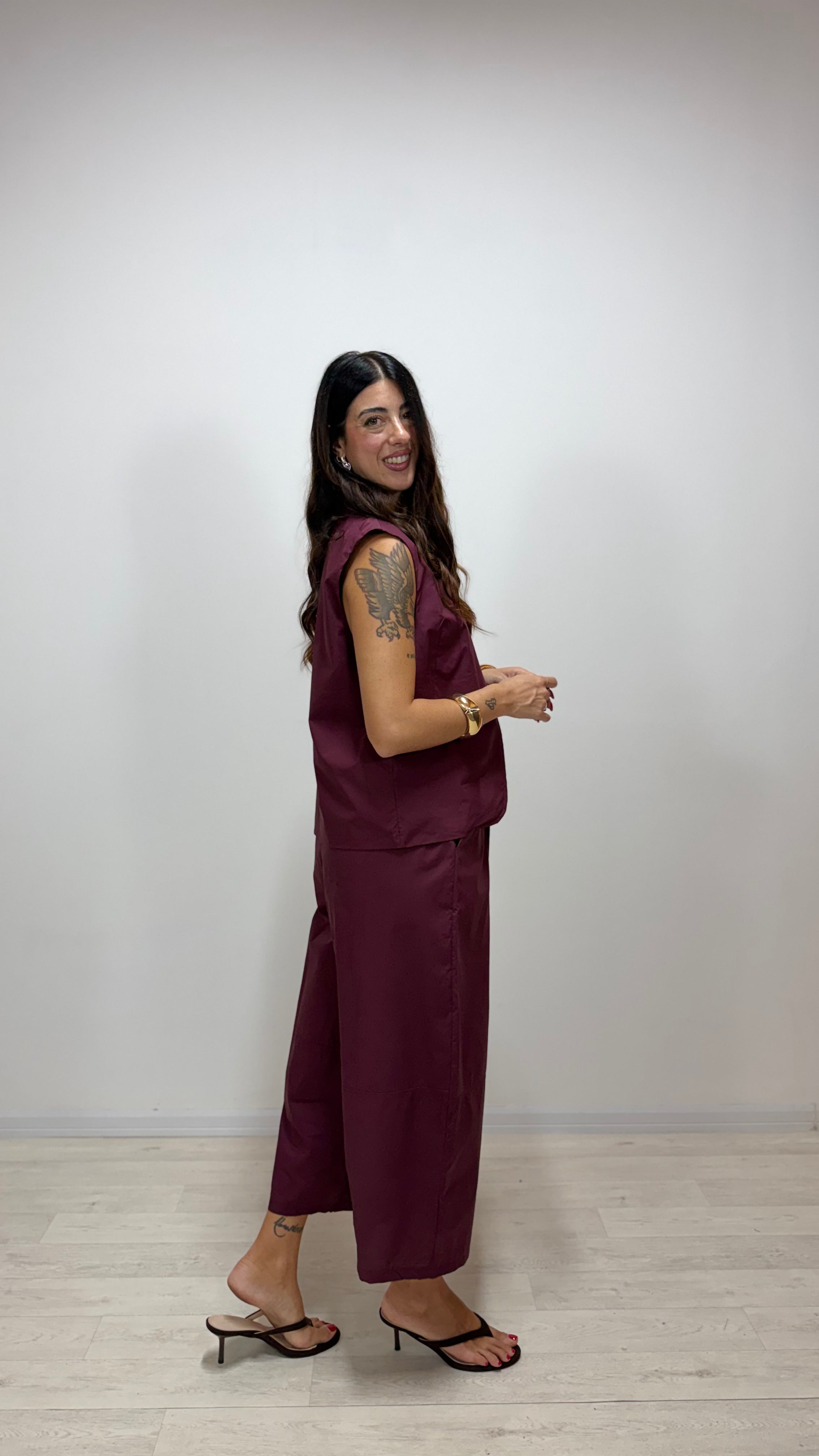 Gilet Nemy Bordeaux