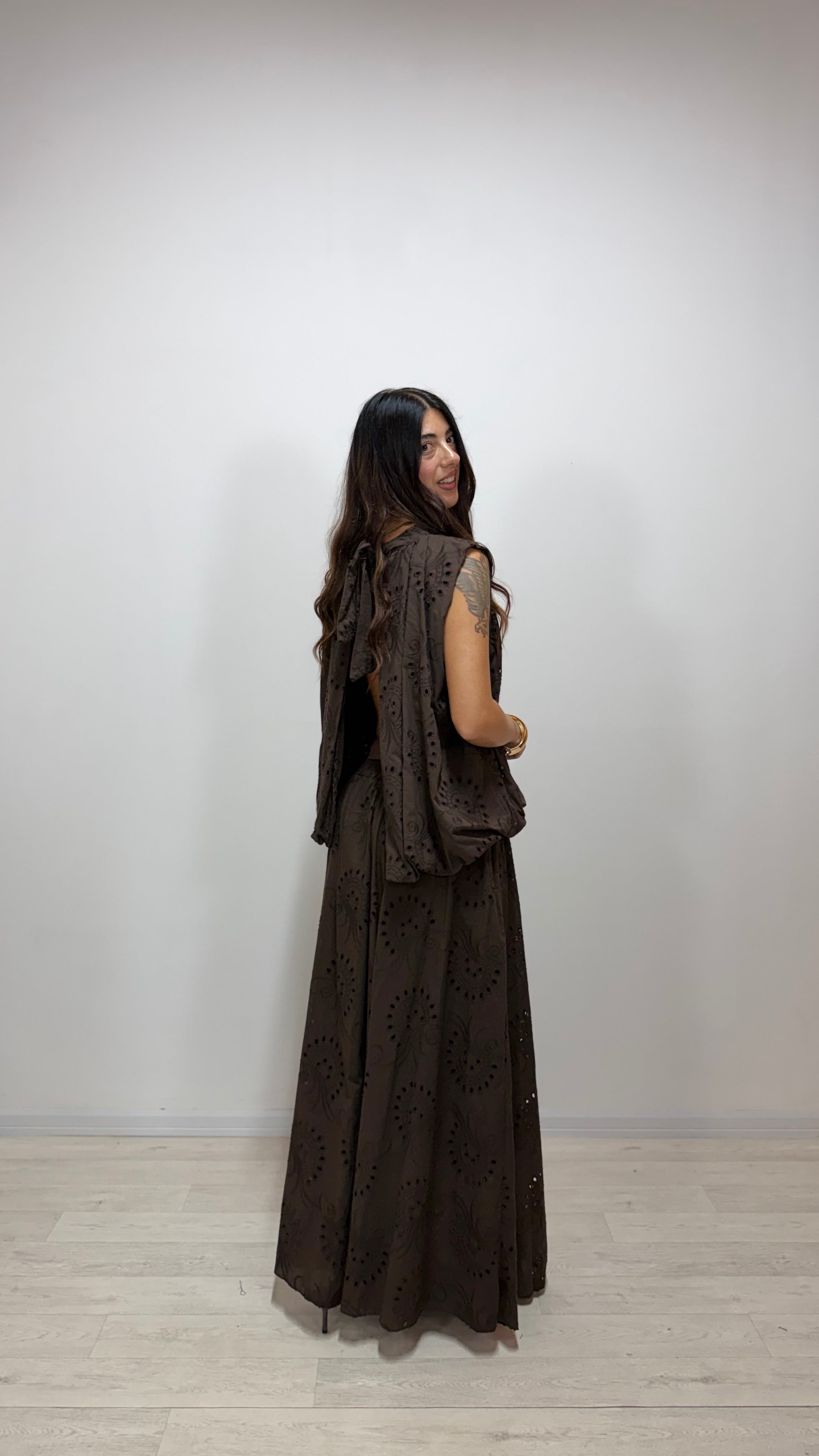 Top / Maglia Layla Marrone