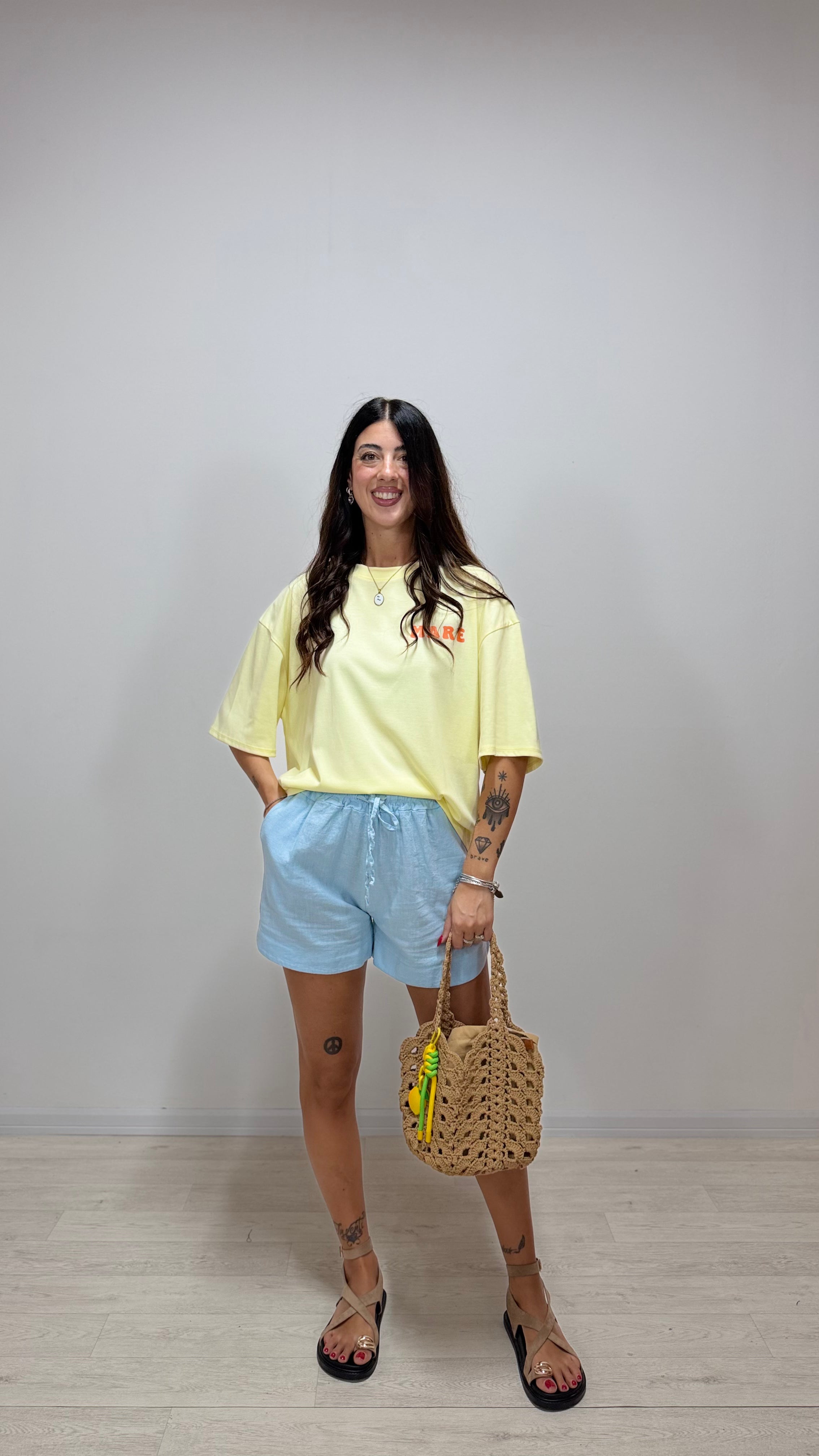 T-Shirt Mare Gialla