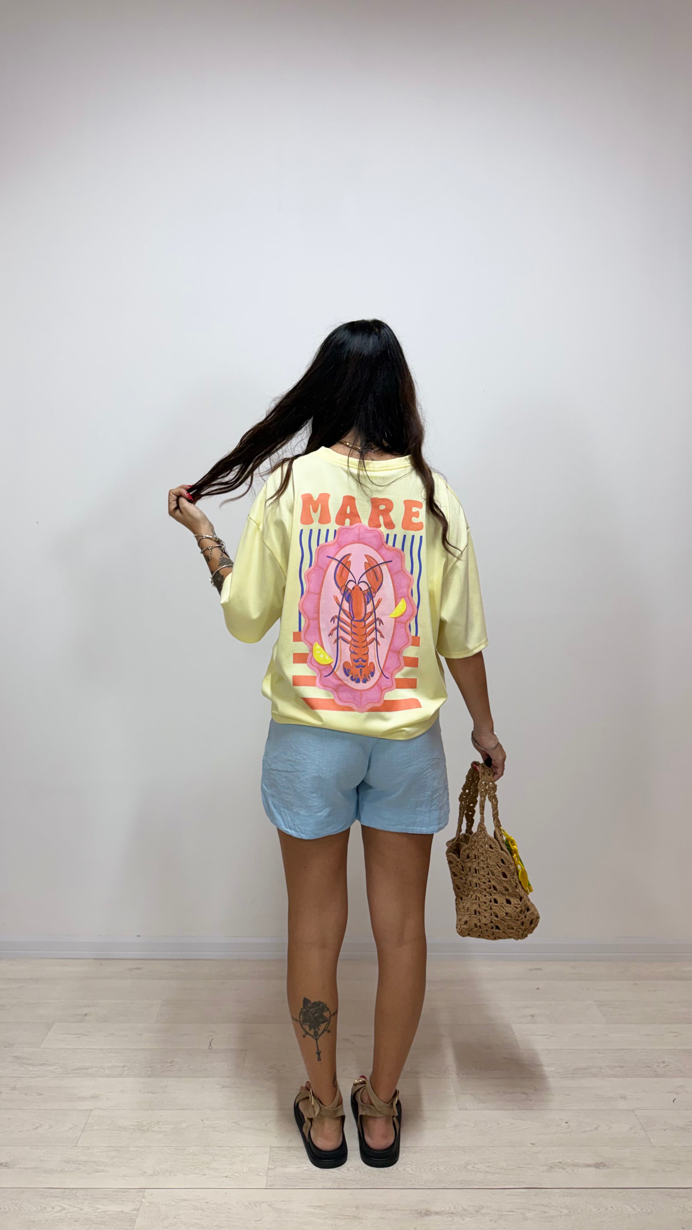T-Shirt Mare Gialla