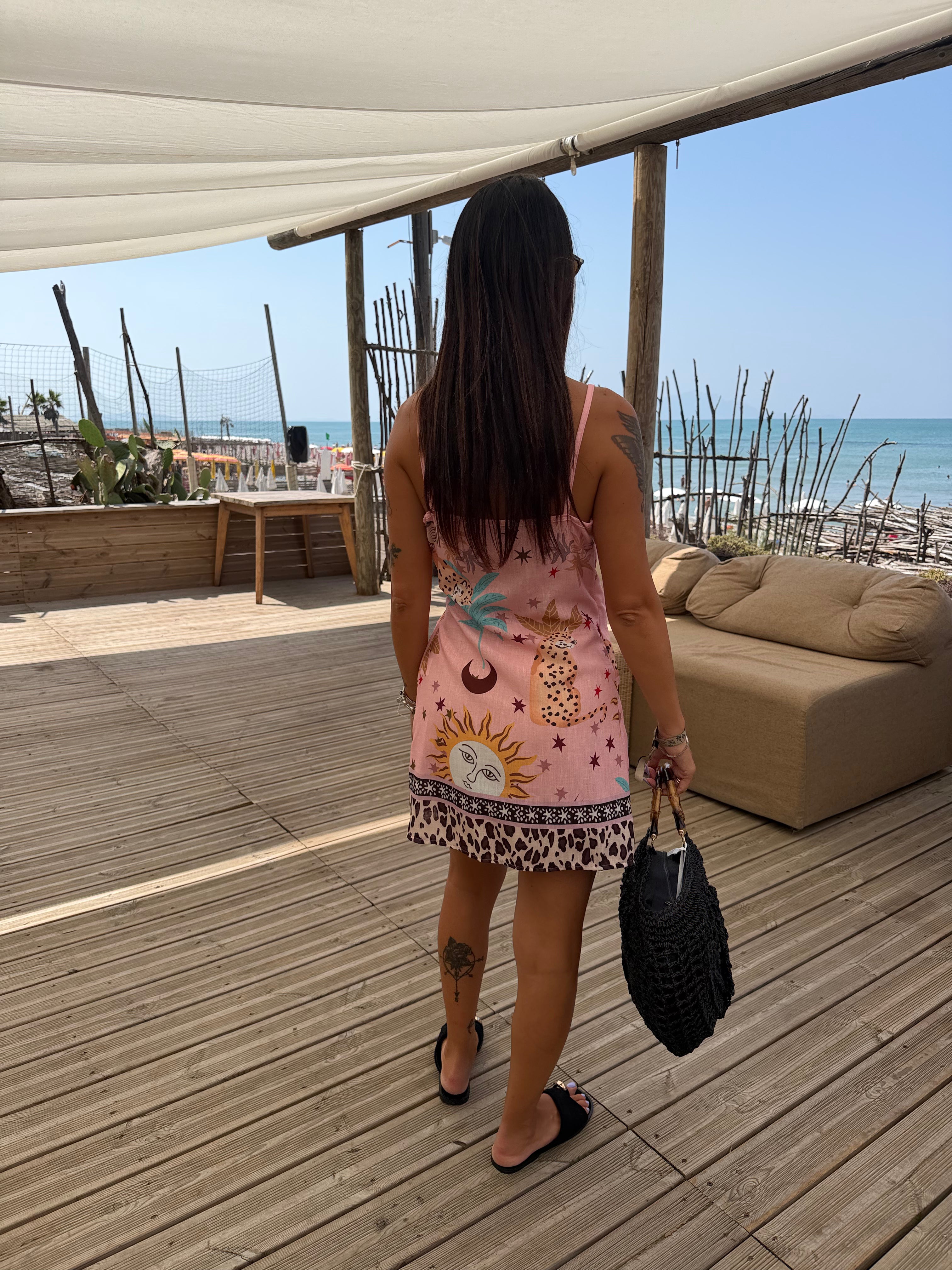 Abito Leopard Pink