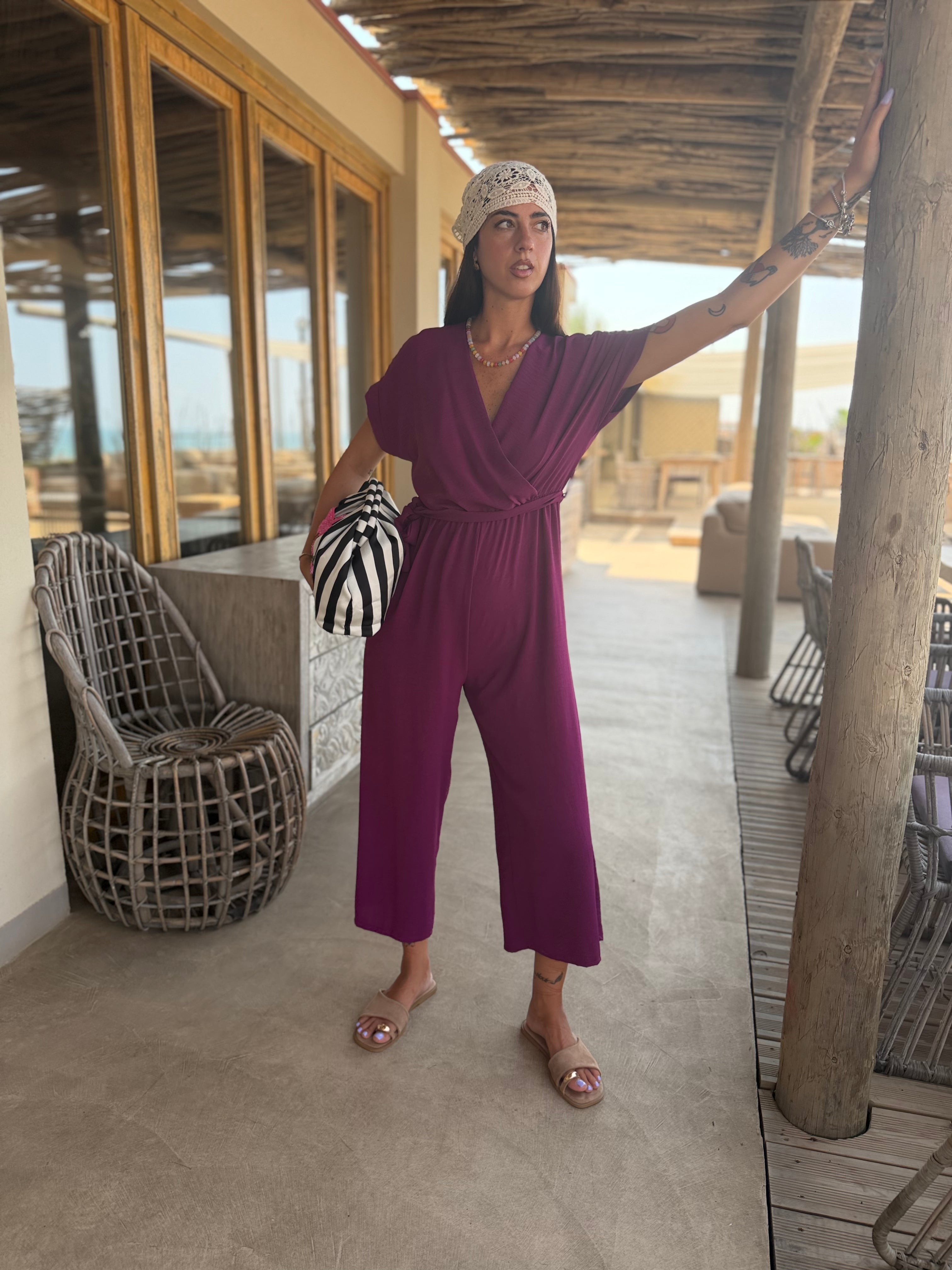 Jumpsuite Angel Magenta