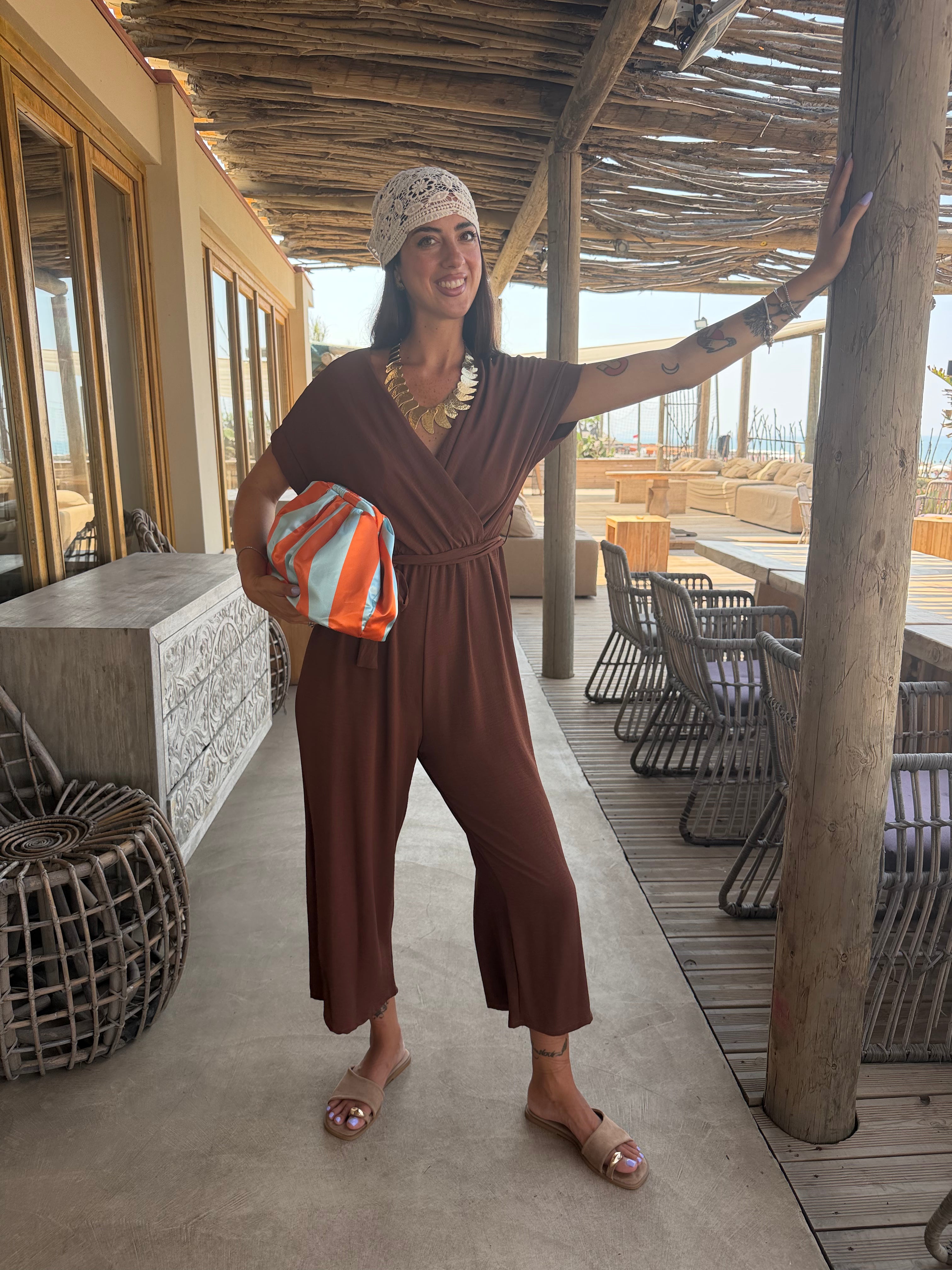 Jumpsuite Angel Marrone