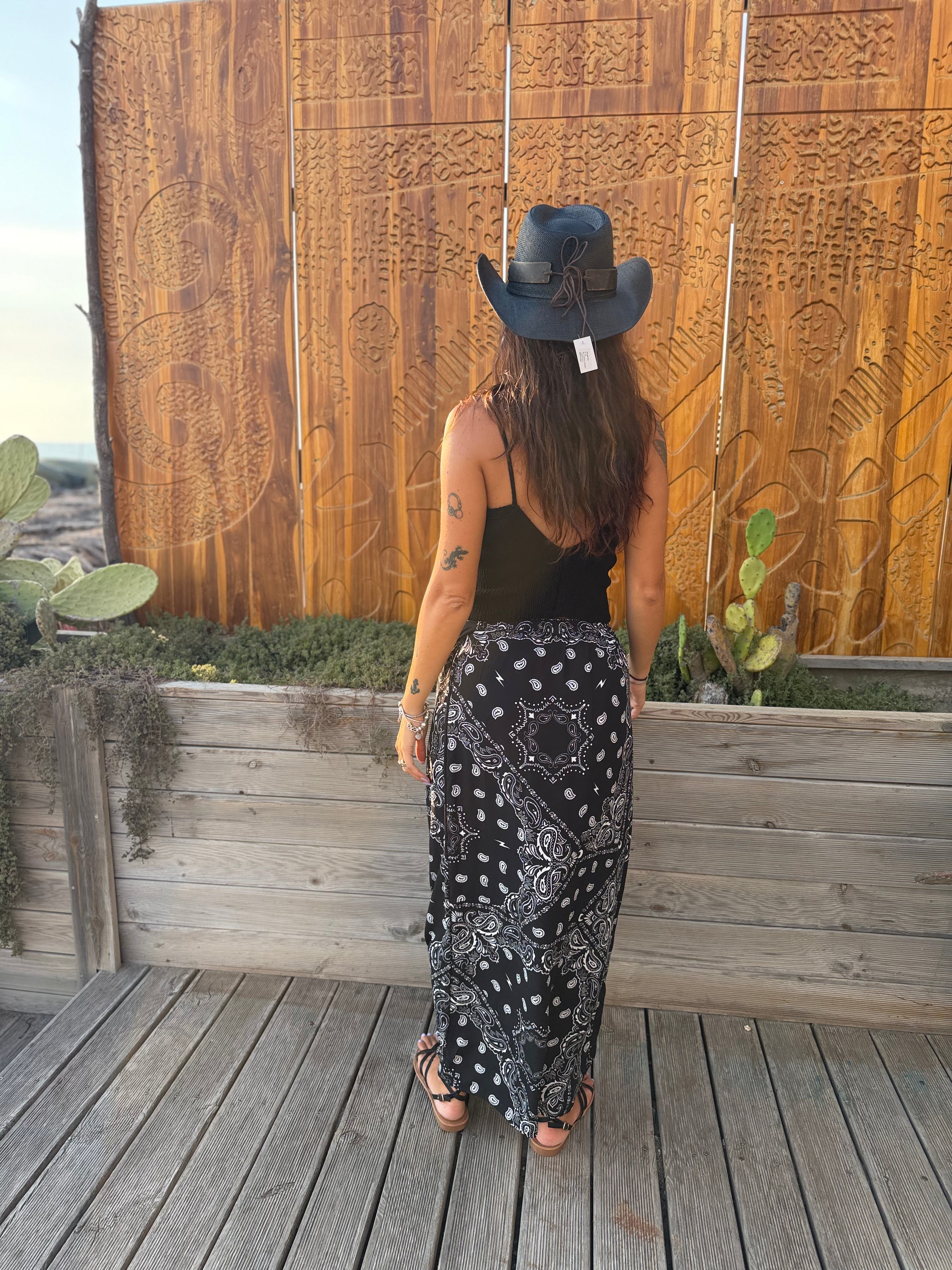 Longuette Bandana Black