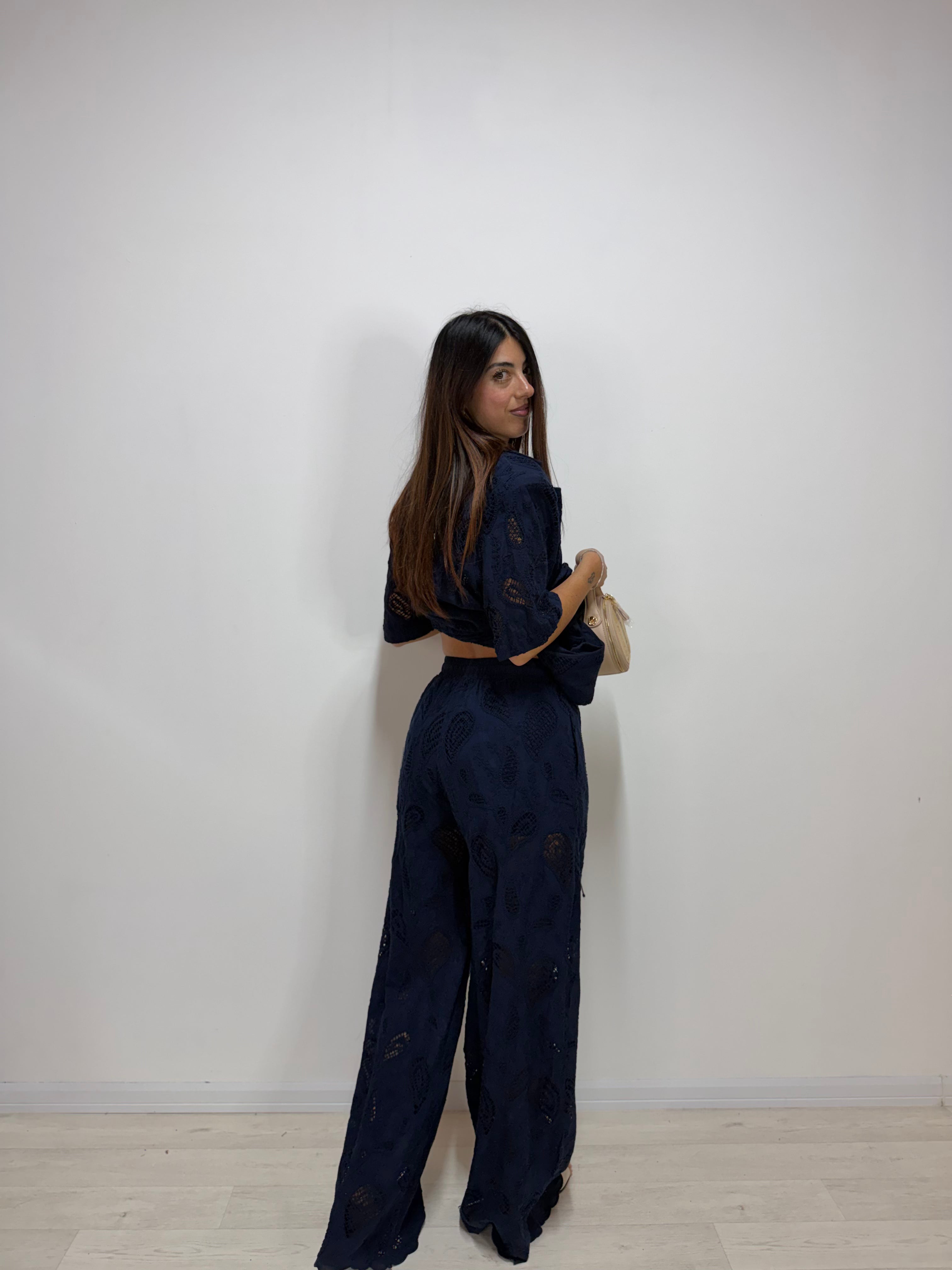 Pantalone Greta LUMINA Blue